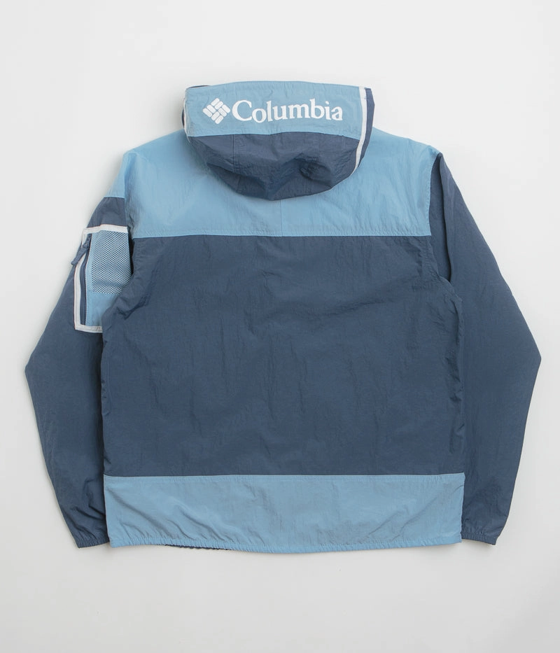 Columbia Challenger II Windbreaker Jacket - Dark Mountain / Ripple Blue gardeners Headband