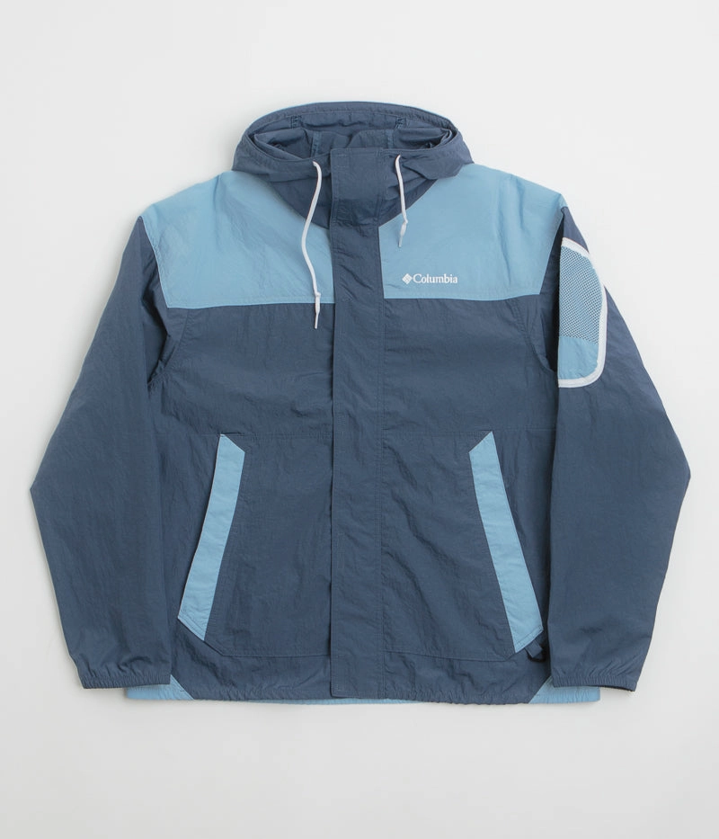 Columbia Challenger II Windbreaker Jacket - Dark Mountain / Ripple Blue Comb countryside