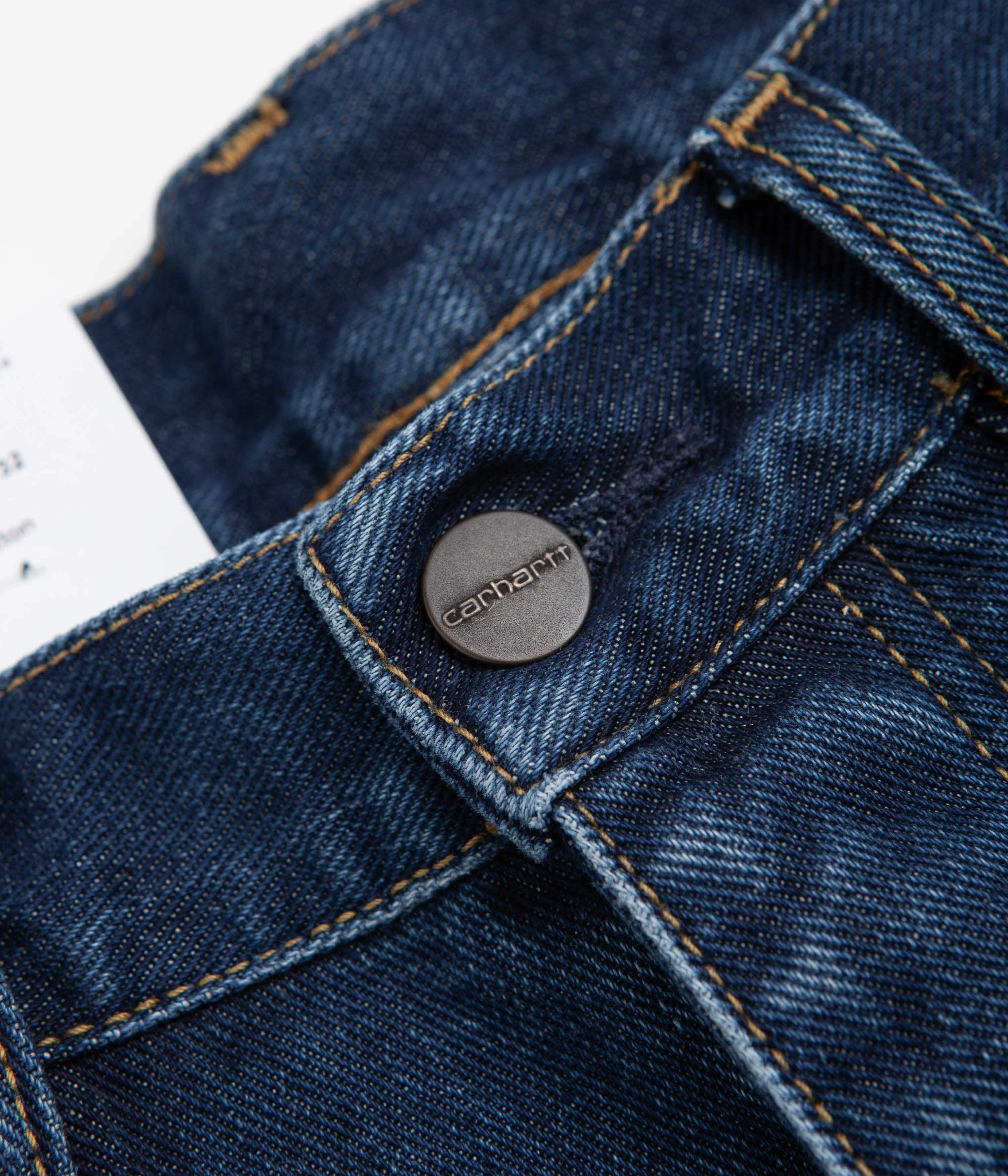 Unisex style Carhartt Newel Shorts - Blue Stone Washed