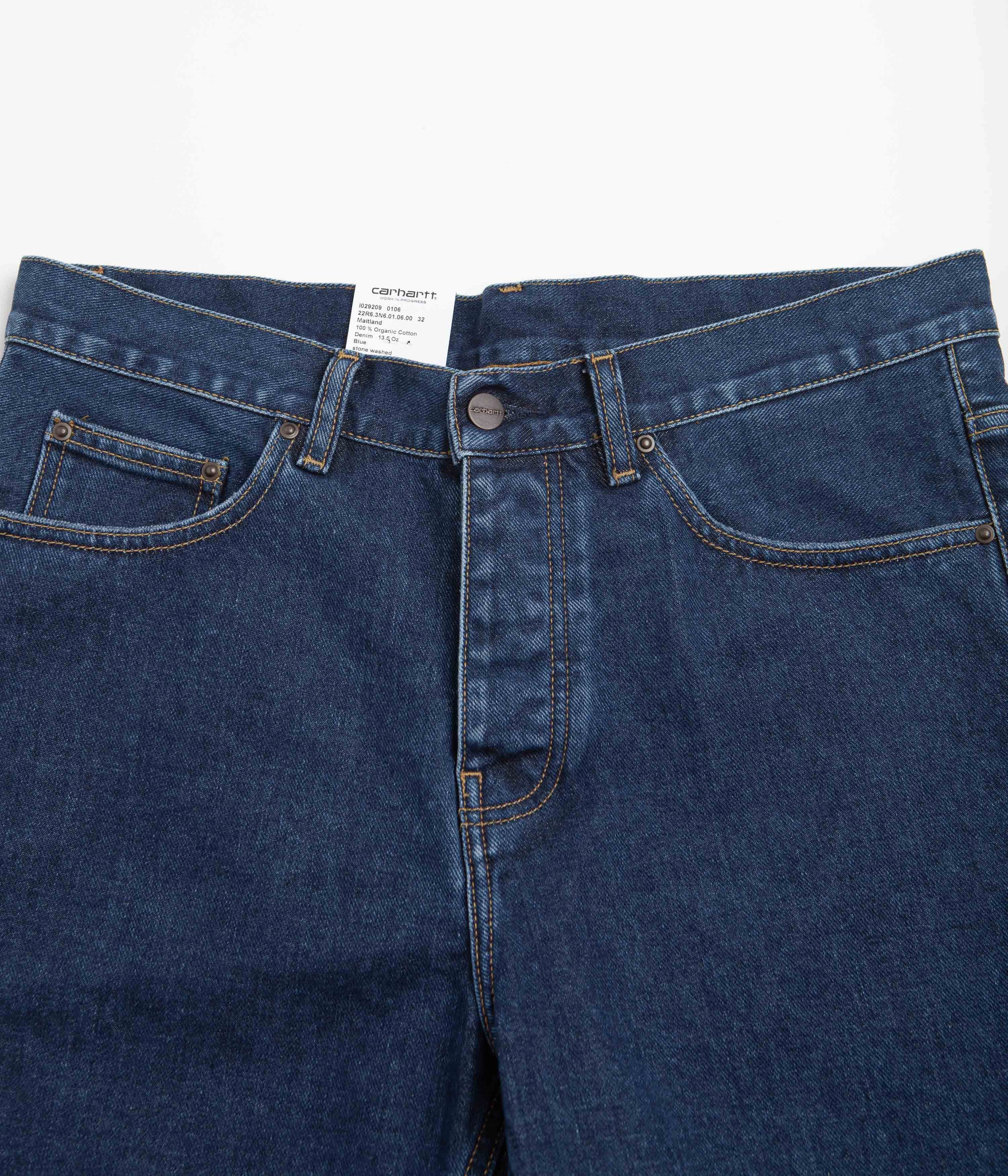 Summer Fun Carhartt Newel Shorts - Blue Stone Washed