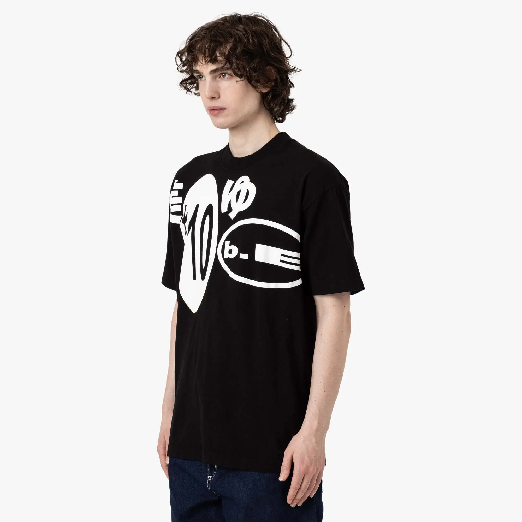 b.Eautiful Biyu*10 T-Shirt / Black snowboarding venue solo event