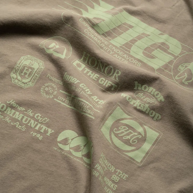 Honor The Gift Paint Works Tee - Taupe Summer Wear