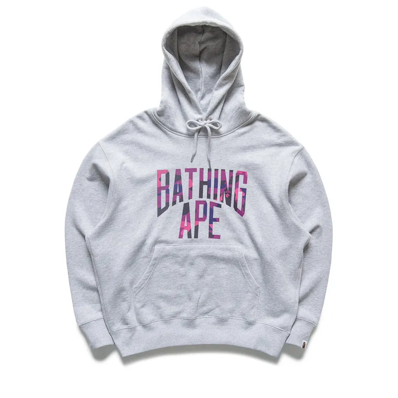 A Bathing Ape NYC Logo Pullover Hoodie - Gray semi-formal event