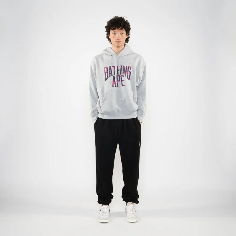 A Bathing Ape NYC Logo Pullover Hoodie - Gray Easter wear High Neck