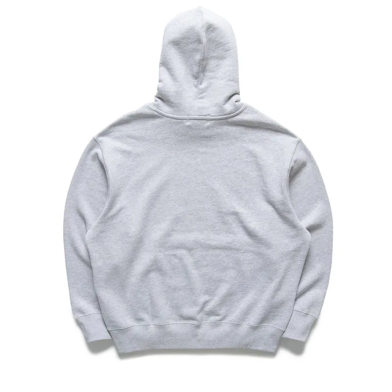 Linen blend Heavyweight Material A Bathing Ape NYC Logo Pullover Hoodie - Gray