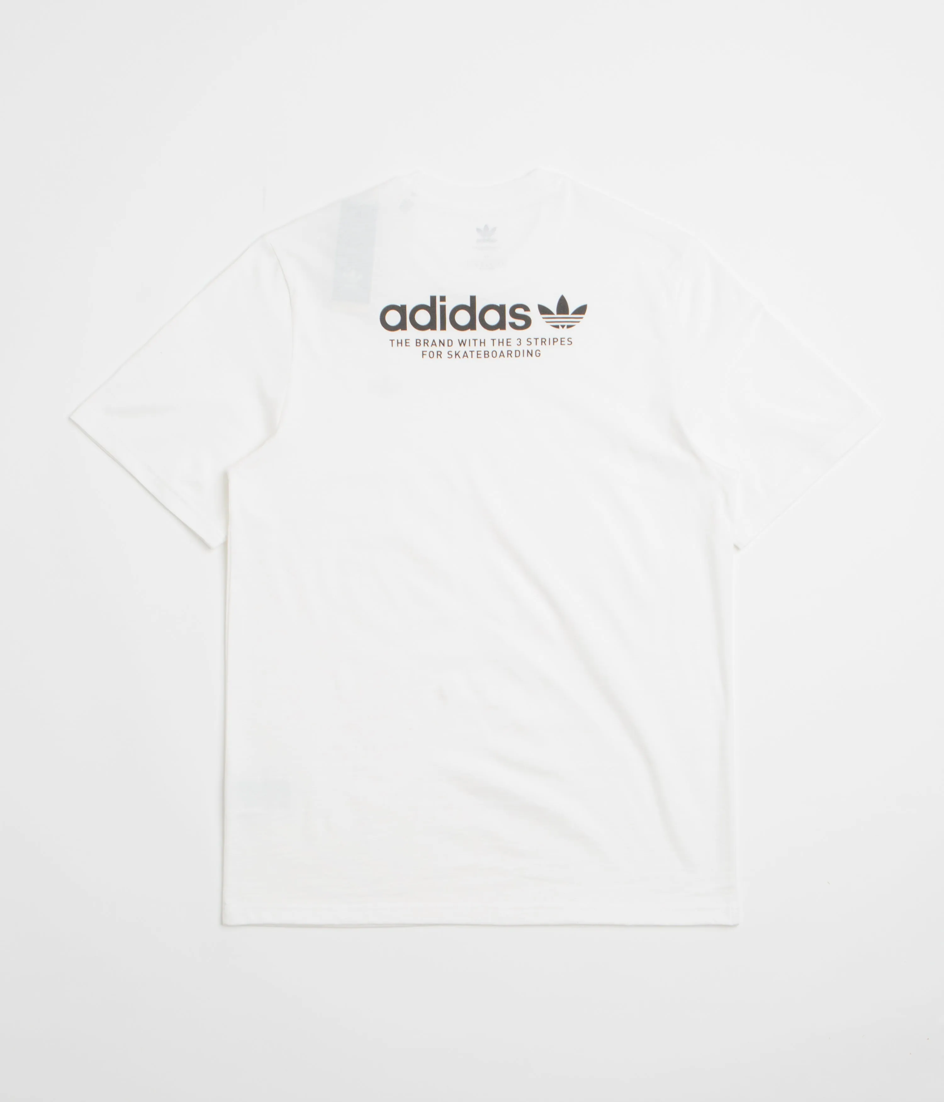 Pilates Quilted Pattern Adidas 4.0 Logo T-Shirt - White / Black / Black
