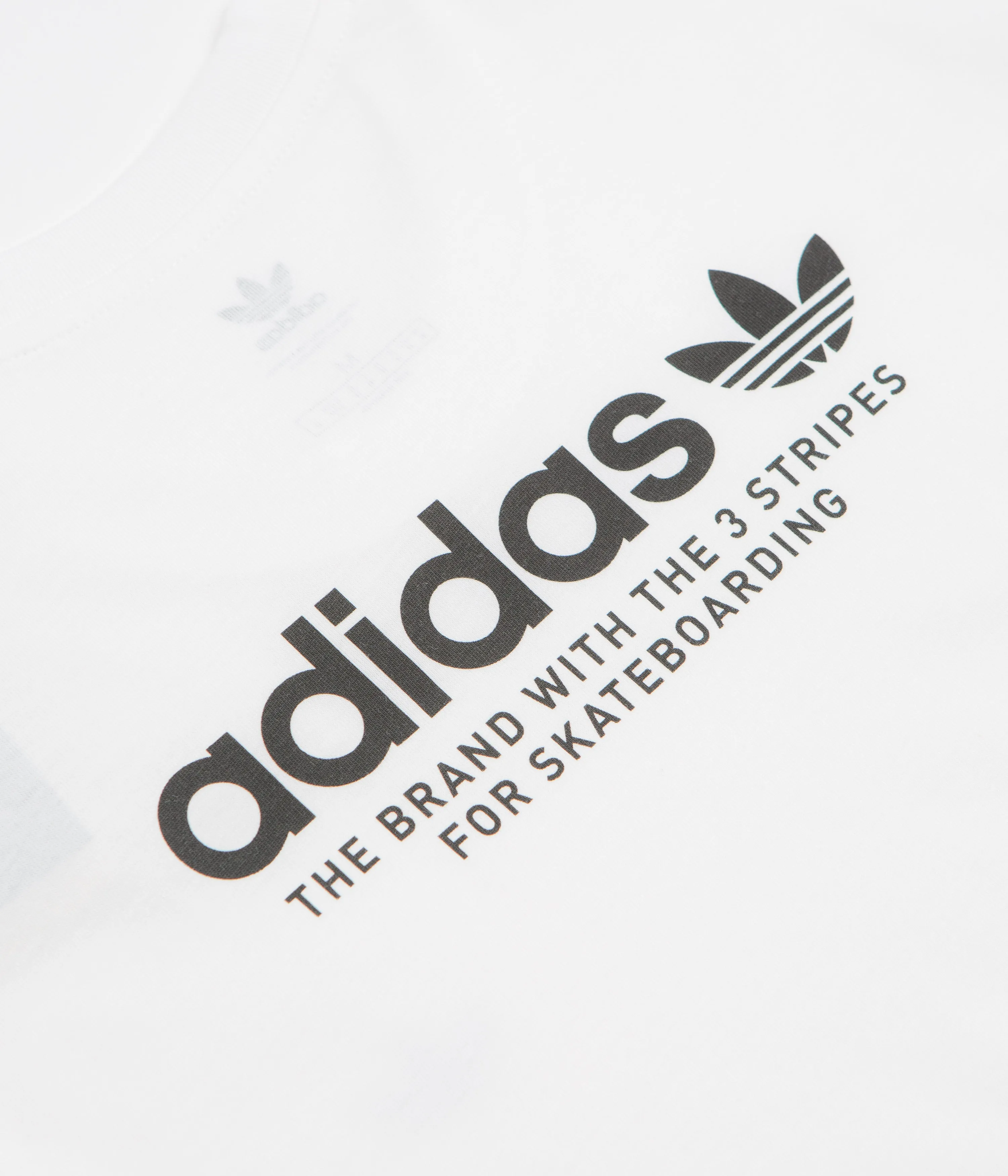 Adidas 4.0 Logo T-Shirt - White / Black / Black Easy to move in