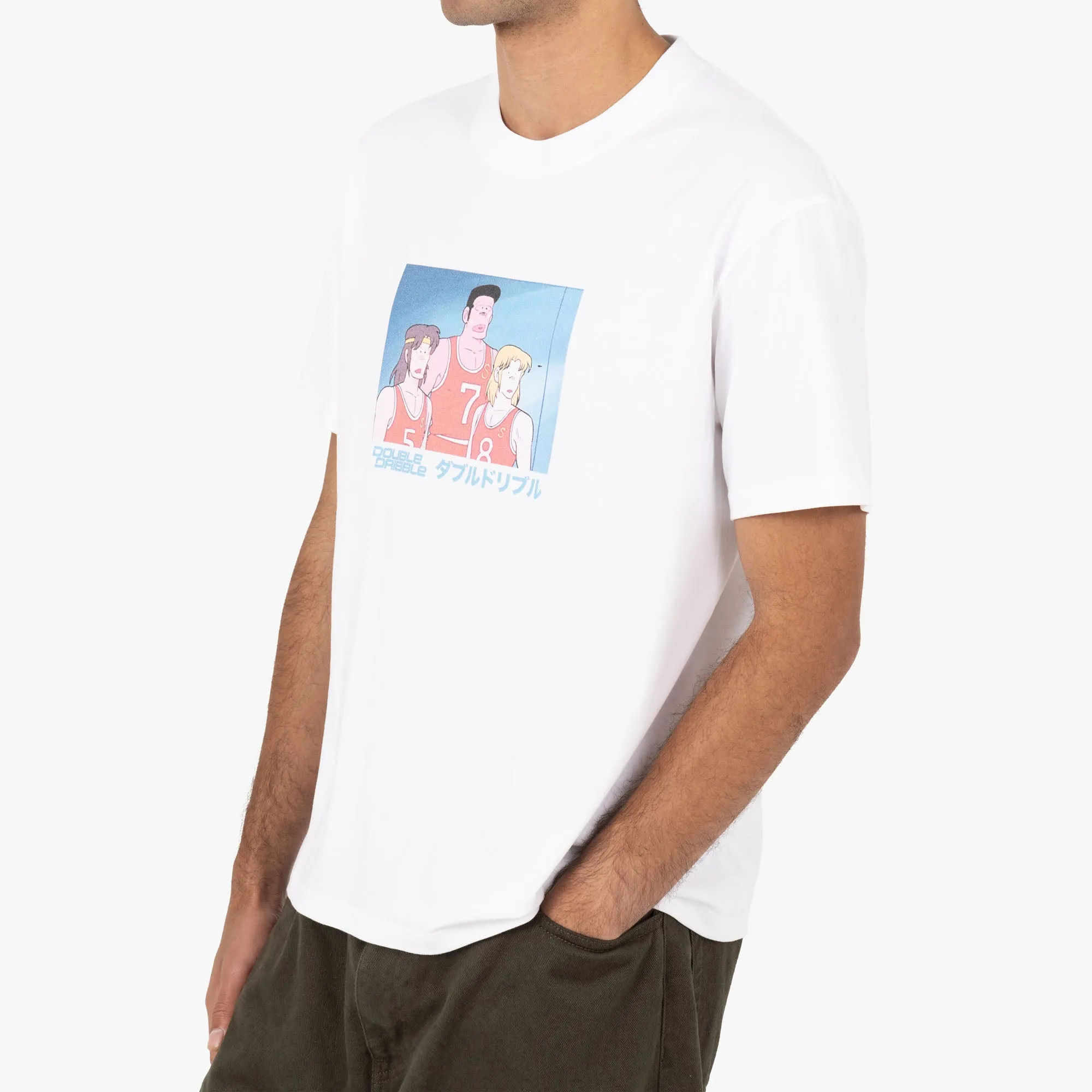 shopping casino event Double Dribble DD Team Japan T-shirt / White