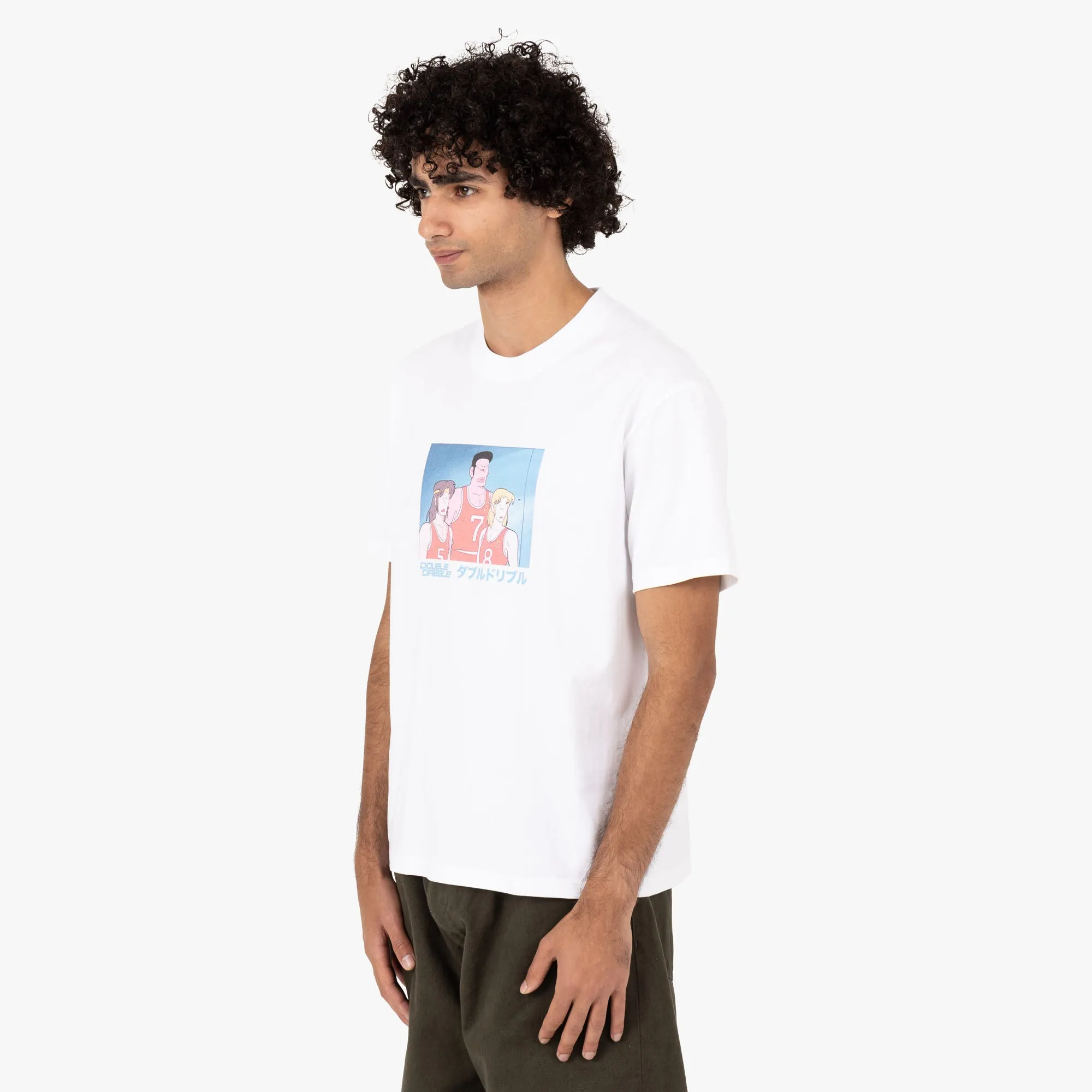 Double Dribble DD Team Japan T-shirt / White active shorts silhouette