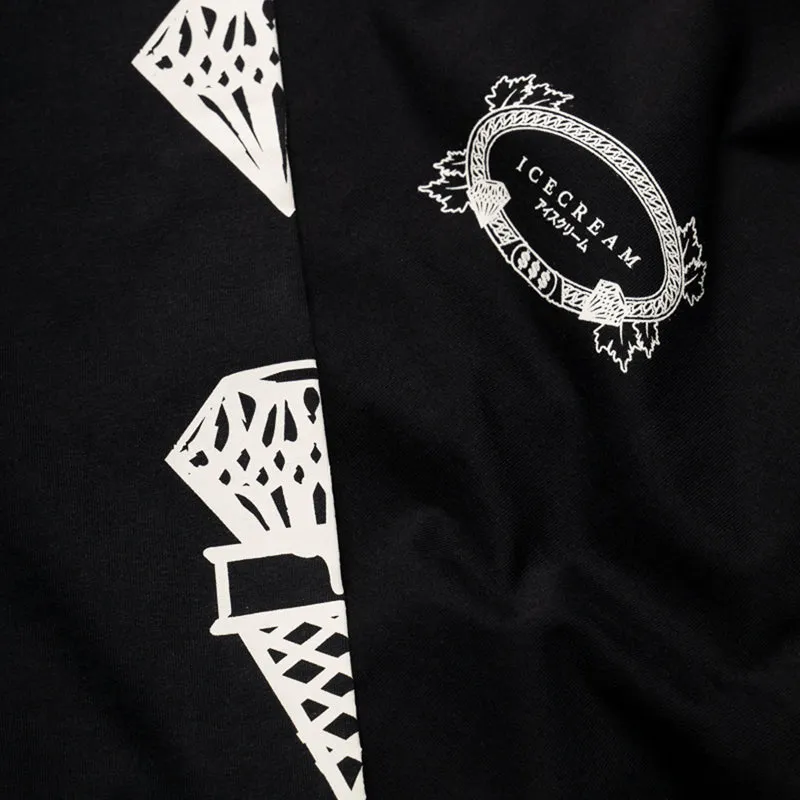 Ice Cream GFH/GFW L/S Tee - Black pocket