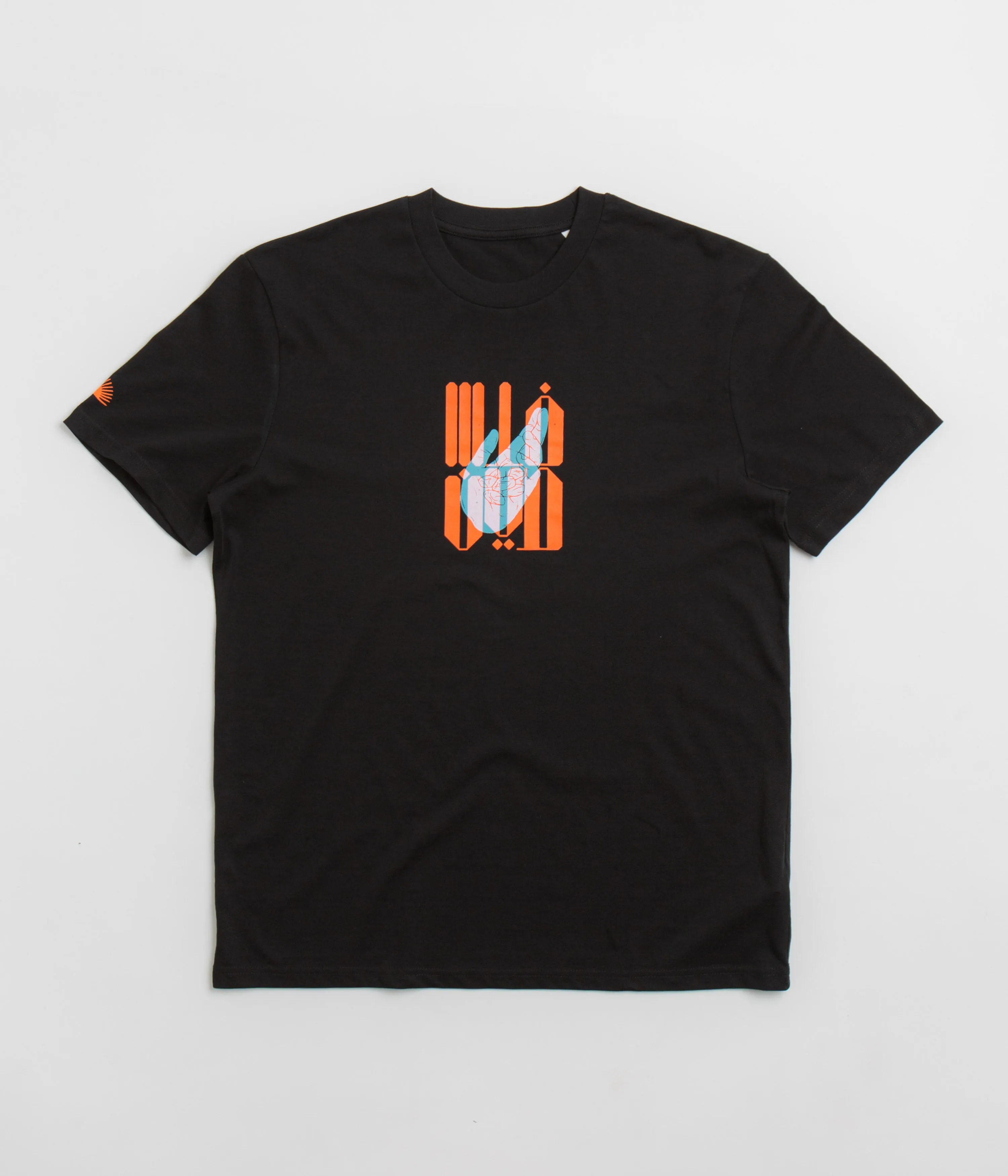SkatePal Dates T-Shirt - Black tent event wide legs