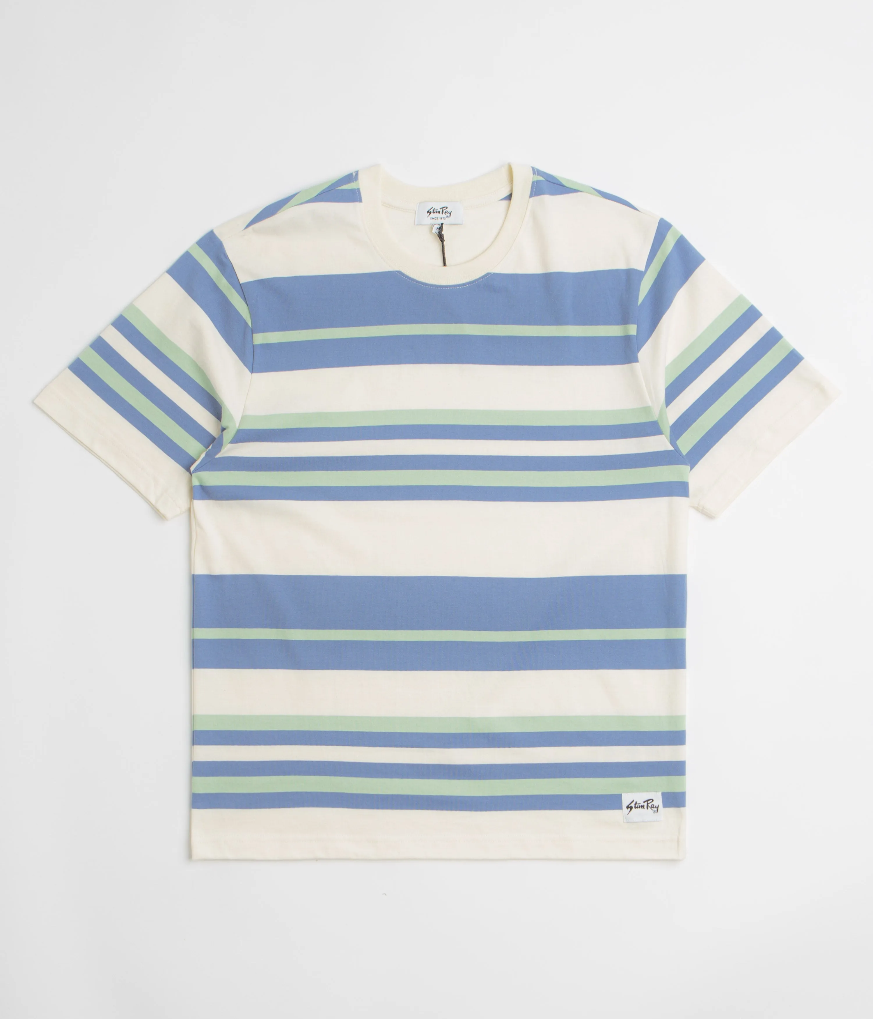 Stan Ray Stripe T-Shirt - Natural Tapered Button