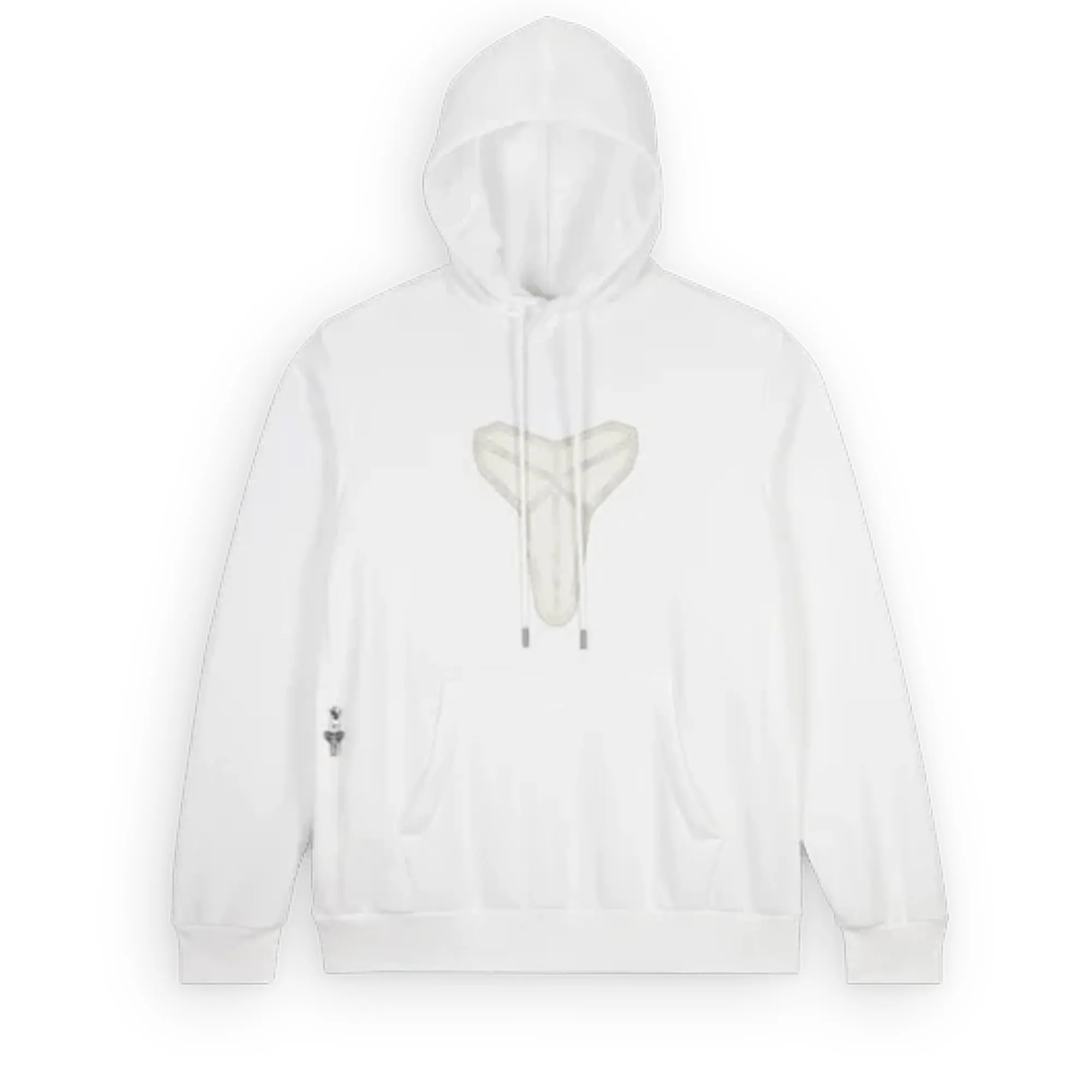 Brushed Fleece DIY wear Nike Kobe Pullover Basketball Hoodie - White/Summit White