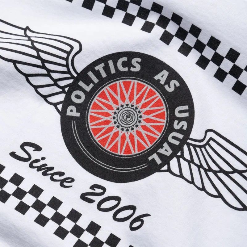 Politics Tire Shop Tee - White Short Length