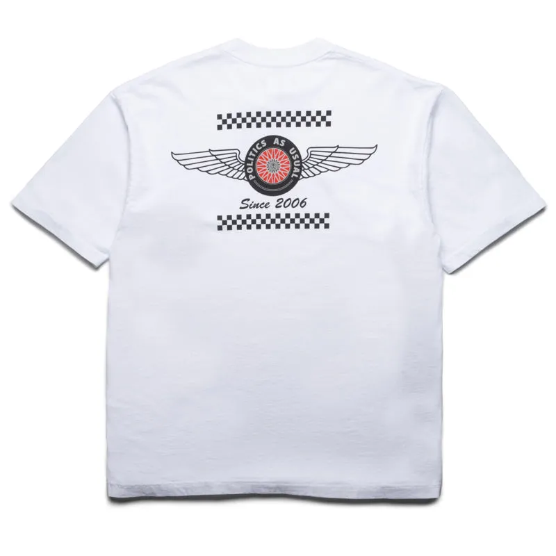 family venue event In-demand Politics Tire Shop Tee - White