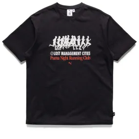 Lost Management Cities x Puma Graphic Tee - Black off-peak season