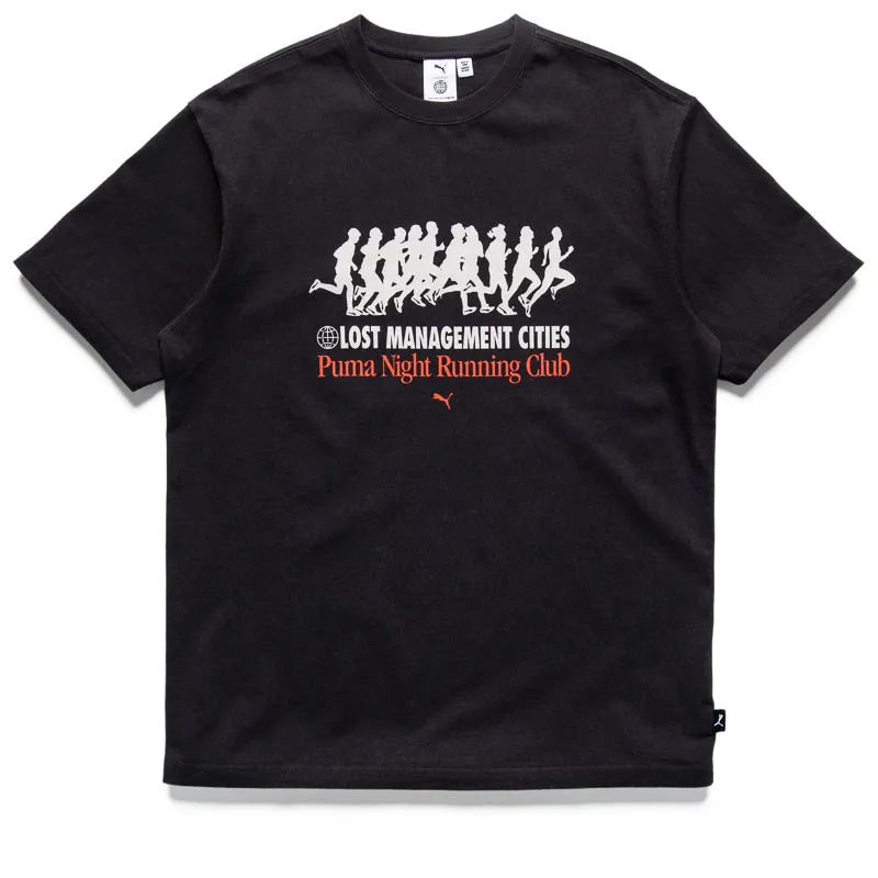 Lost Management Cities x Puma Graphic Tee - Black museum venue