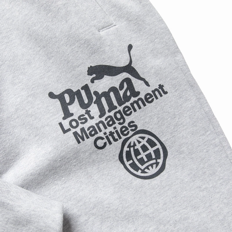 Tagless Comfort Lost Management Cities x Puma Sweatpants - Light Gray Heather