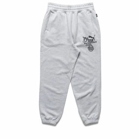 High Elastic Closure Non Slip Inner Lining Lost Management Cities x Puma Sweatpants - Light Gray Heather
