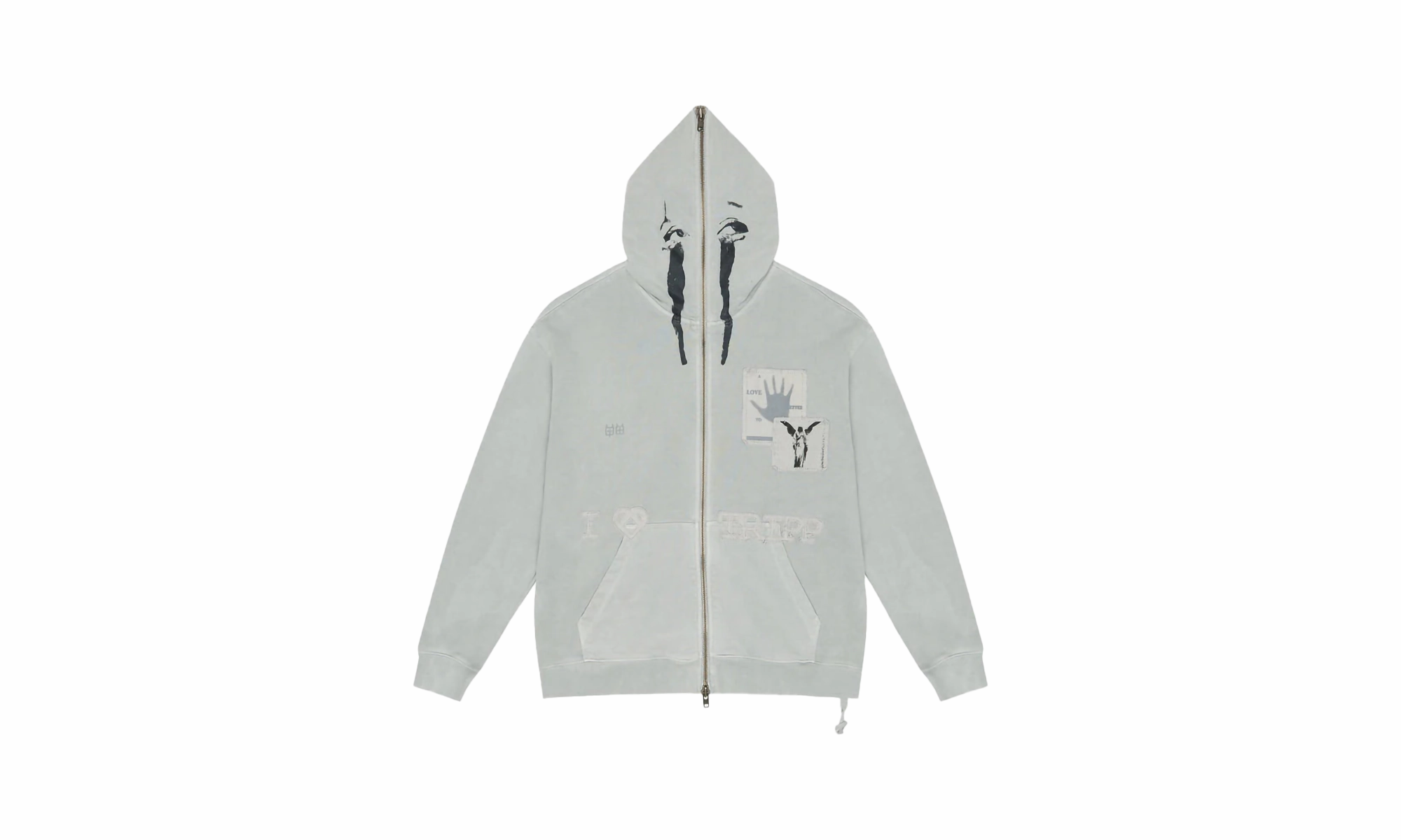 Love Tripp Hoodie Moon "Grey"