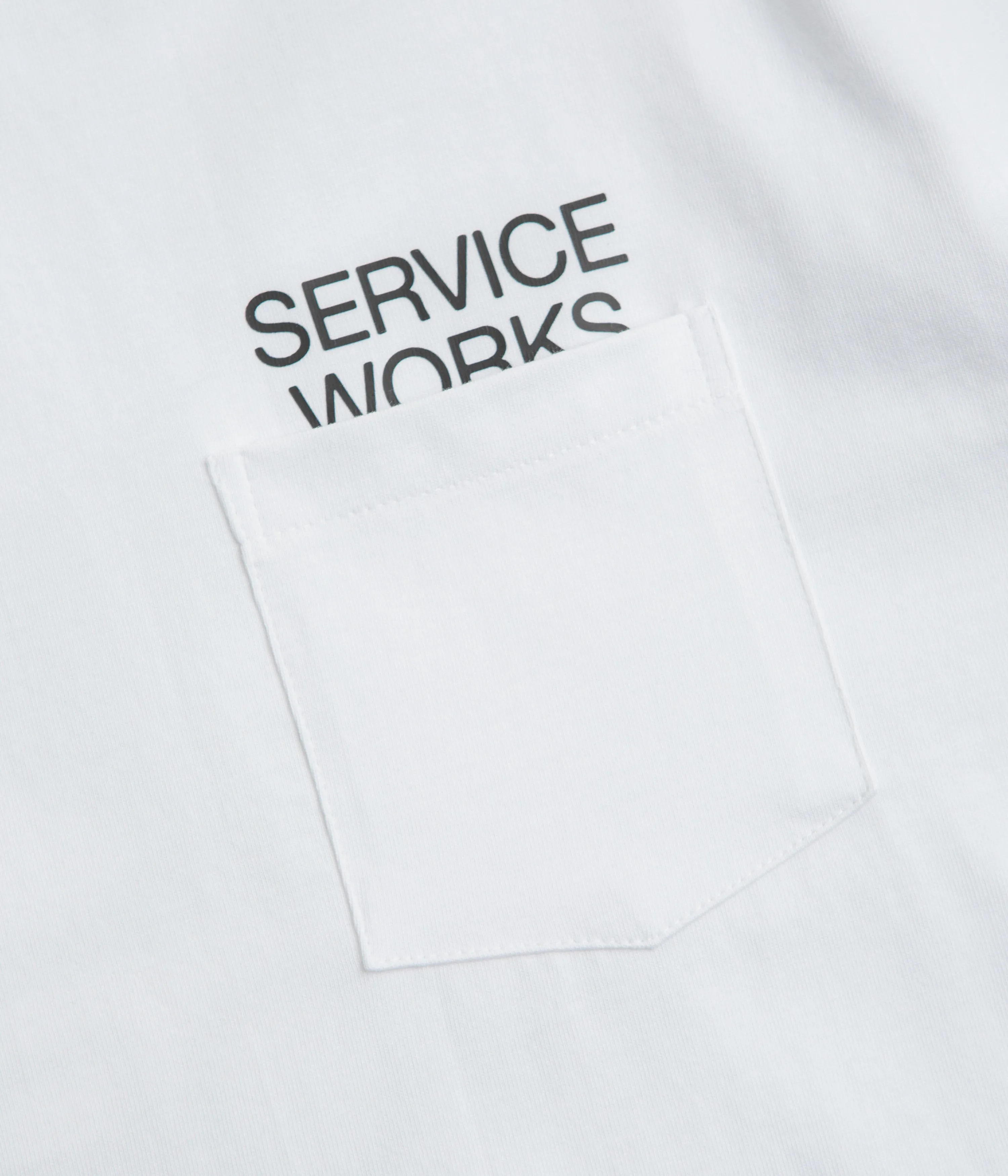 mountain climate Service Works Nourish Pocket T-Shirt - White
