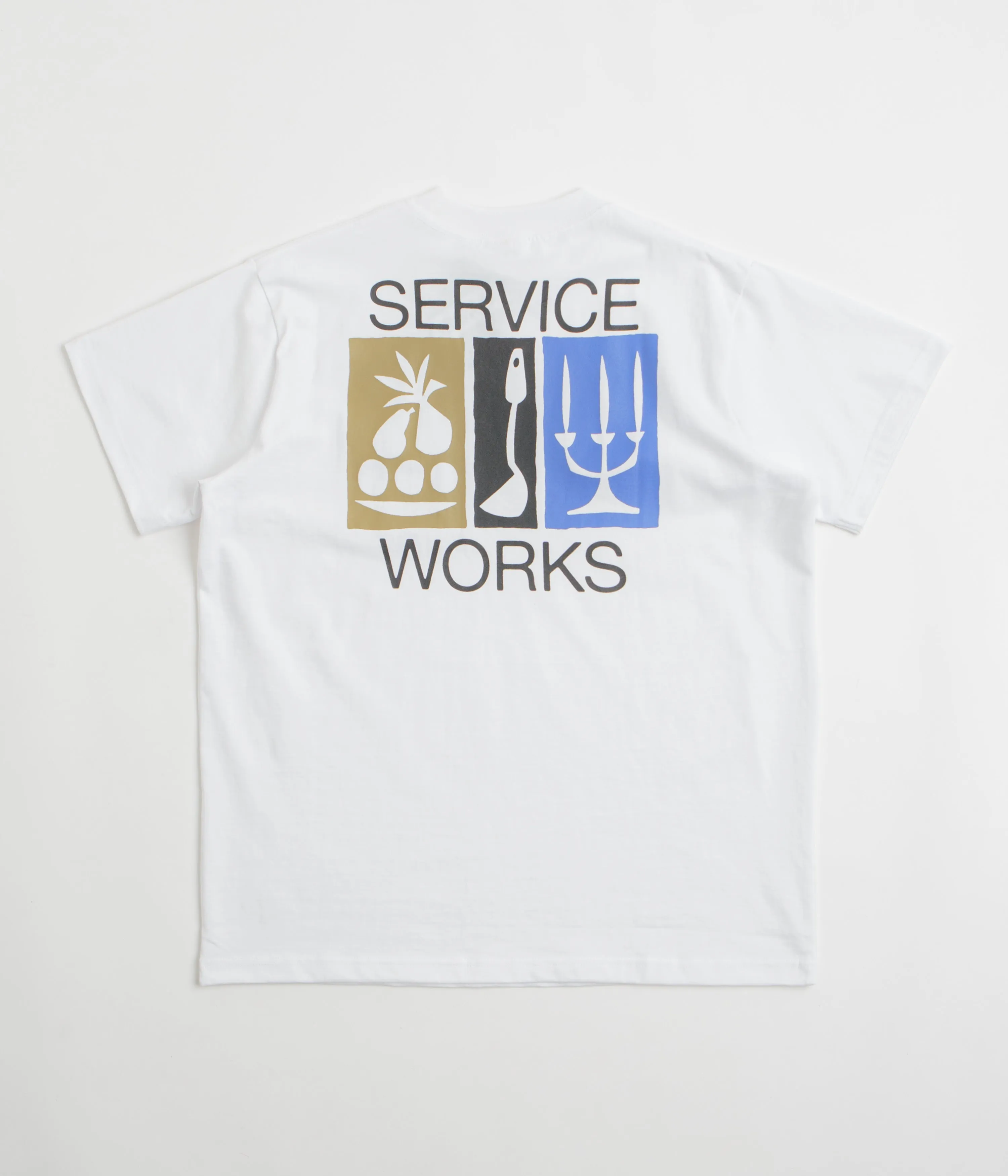 High Demand Quick Drying Service Works Nourish Pocket T-Shirt - White