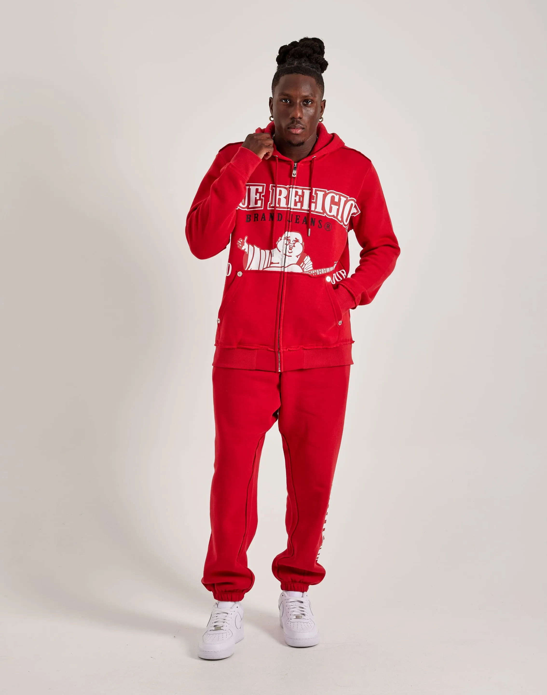 True Religion Raw Exaggerated Icon Joggers OekoTexCertified AntiSnag Threading
