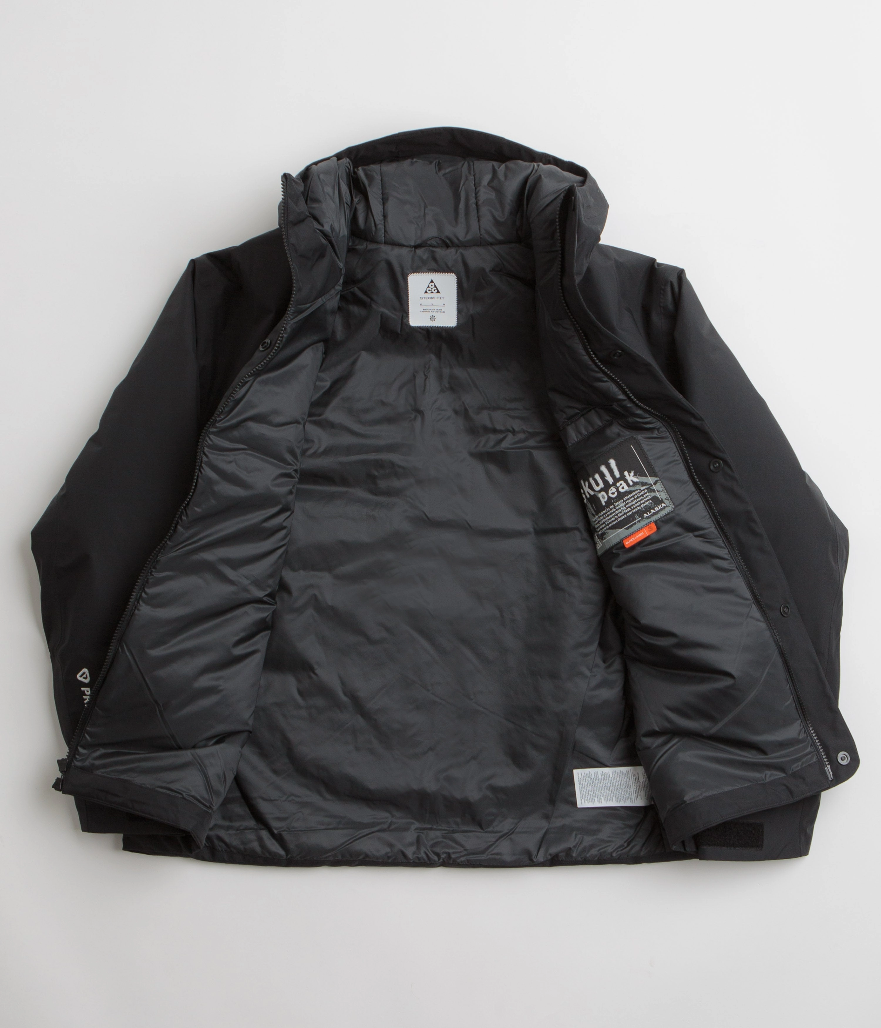 Fade Resistant Thermal Insulation Layer Nike ACG Skull Peak Jacket - Black / Anthracite / Black / Summit White