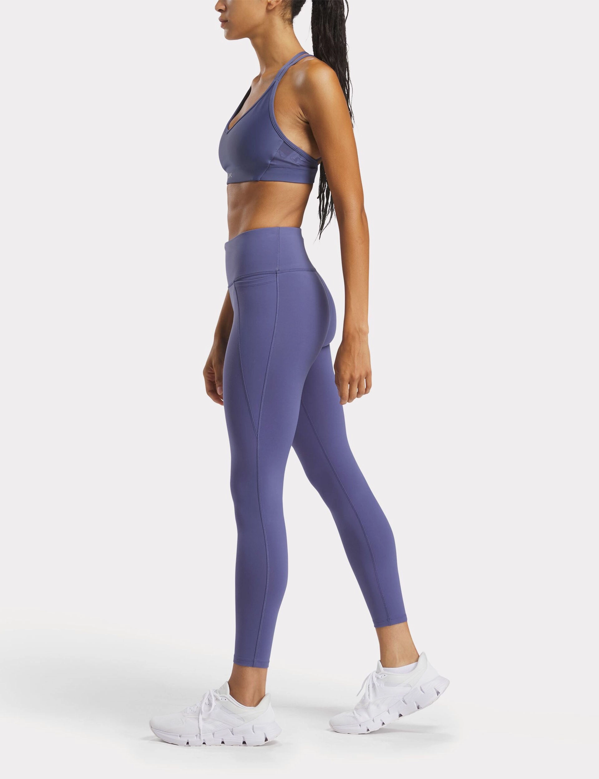 Minimalist Style Summer Wear No Chafe Technology Lux High Waisted Leggings - Twilight Purple