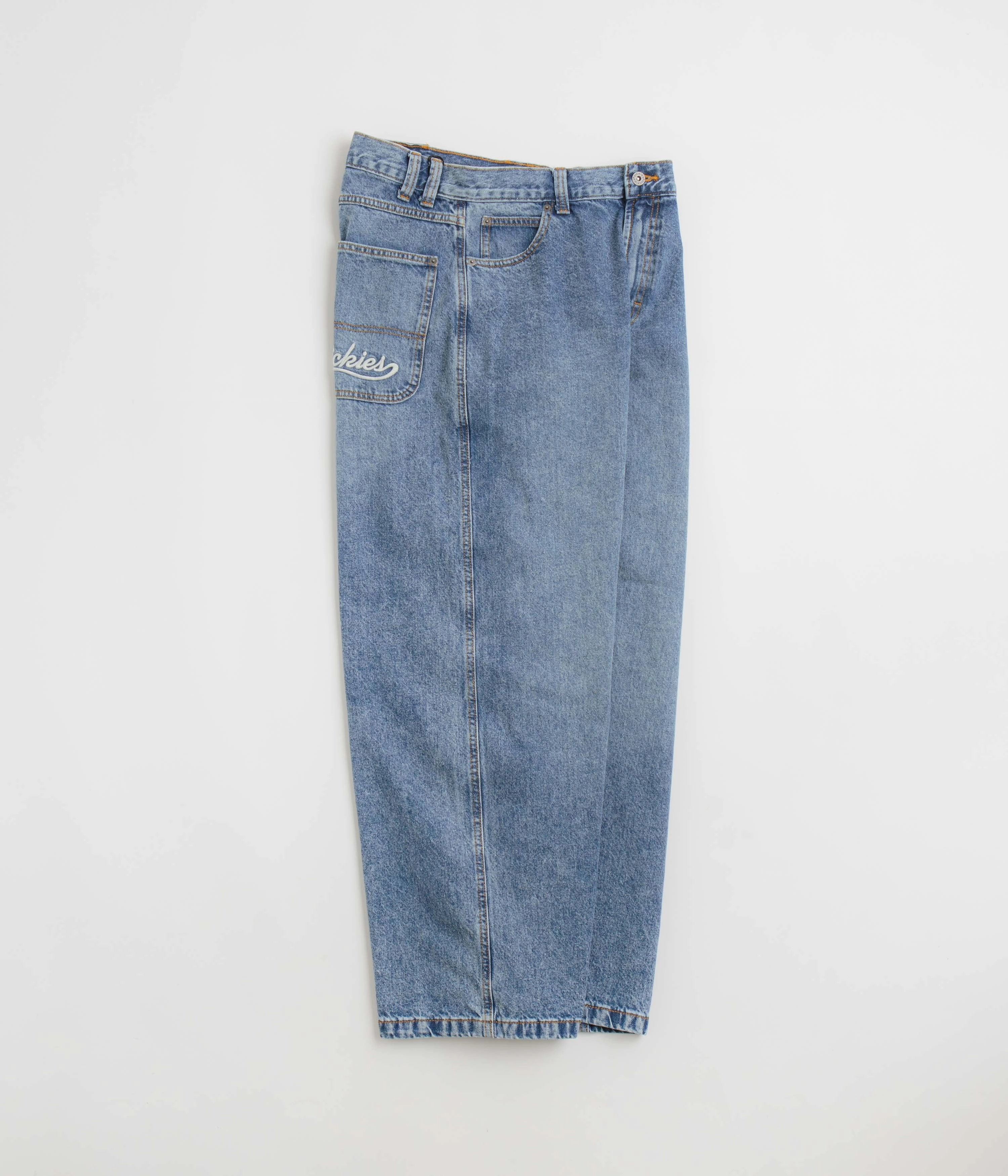 Dickies Loose Wave Jeans - Rinsed Blue / Fade Sporty Style Flex Fit