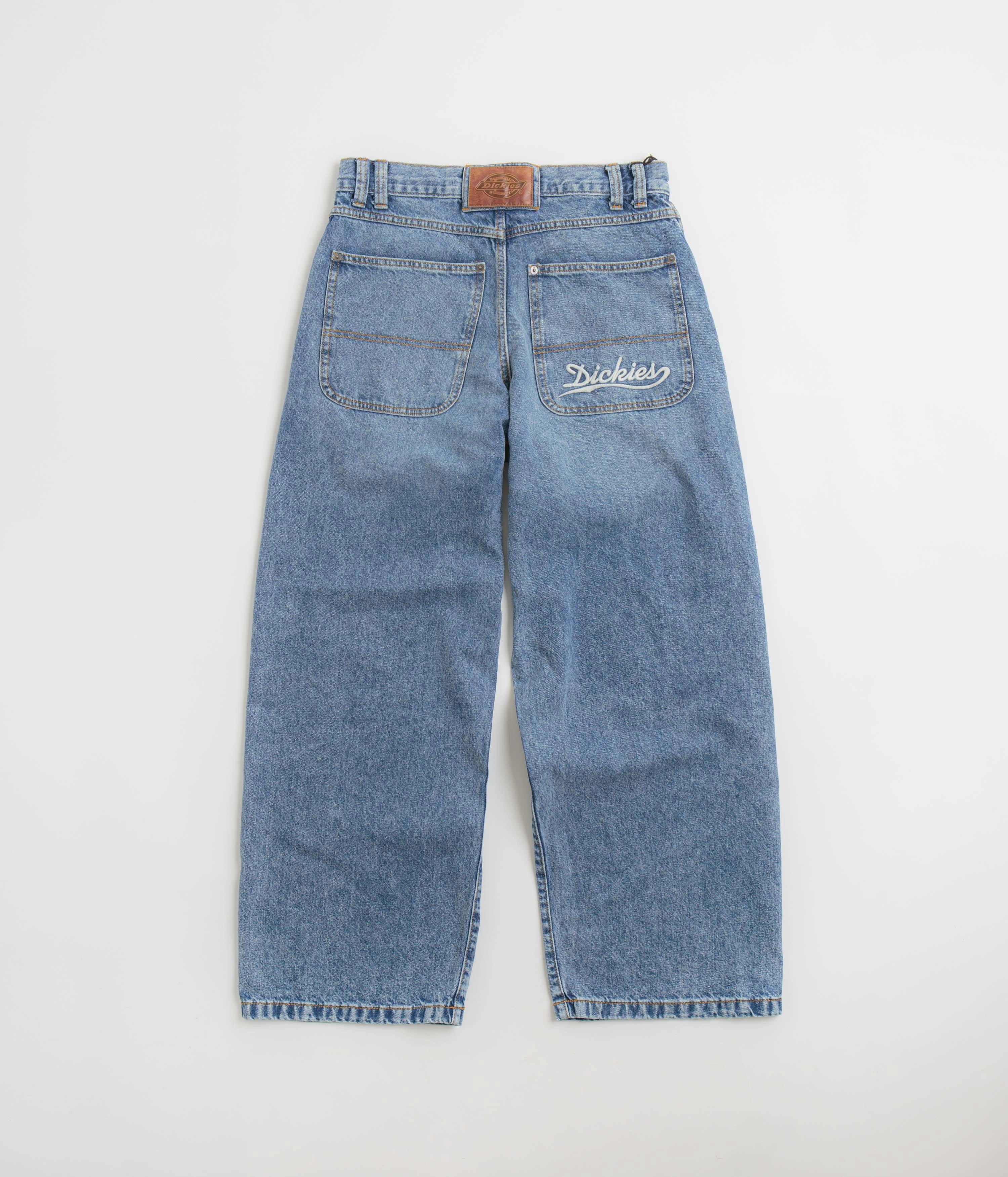 Dickies Loose Wave Jeans - Rinsed Blue / Fade Loose Fit hypoallergenic material