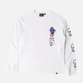 VentilatedMesh LOWERING THE BAR L/S T-SHIRT - WHITE