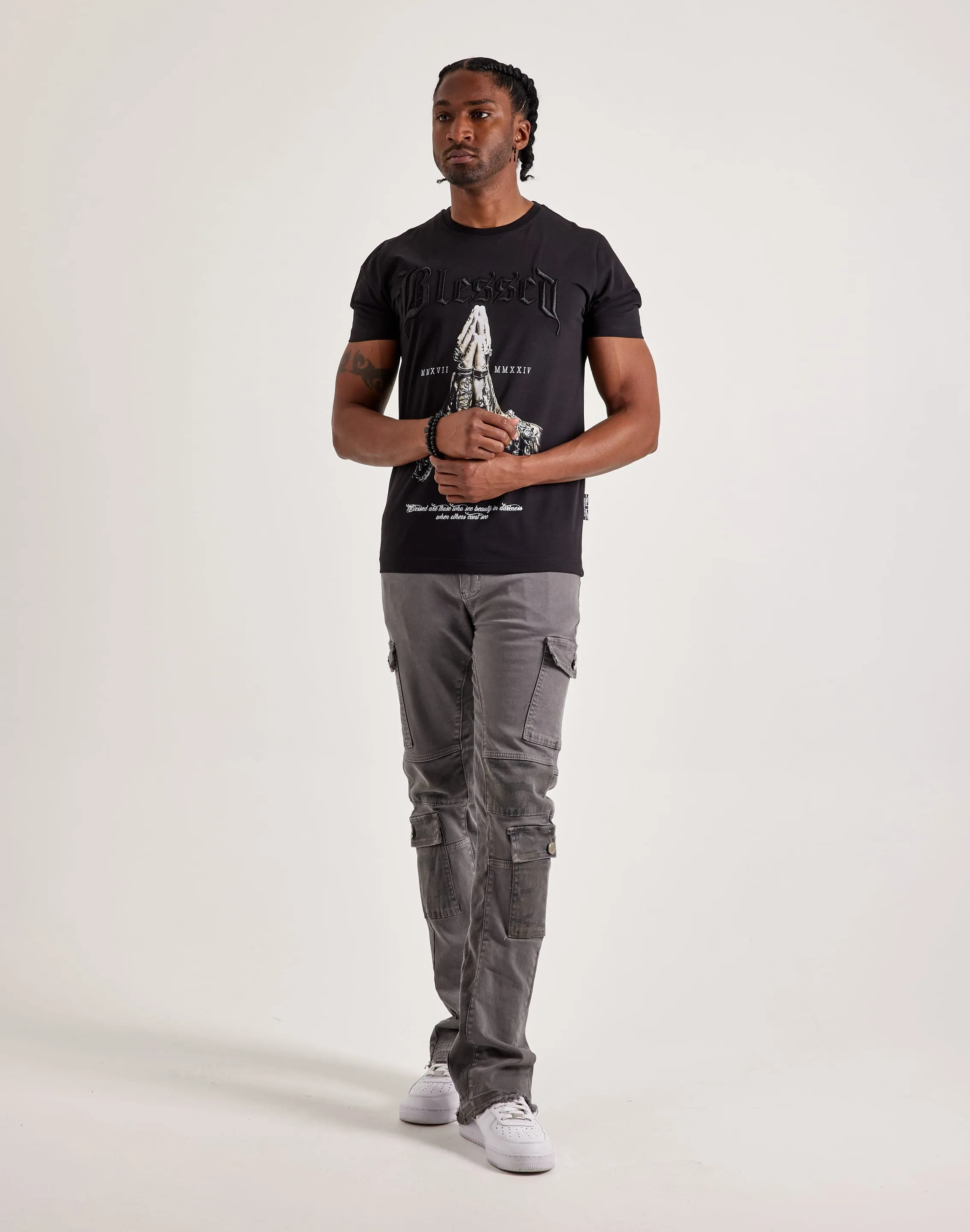 Blessed UK Blessing Tee Raw Linen