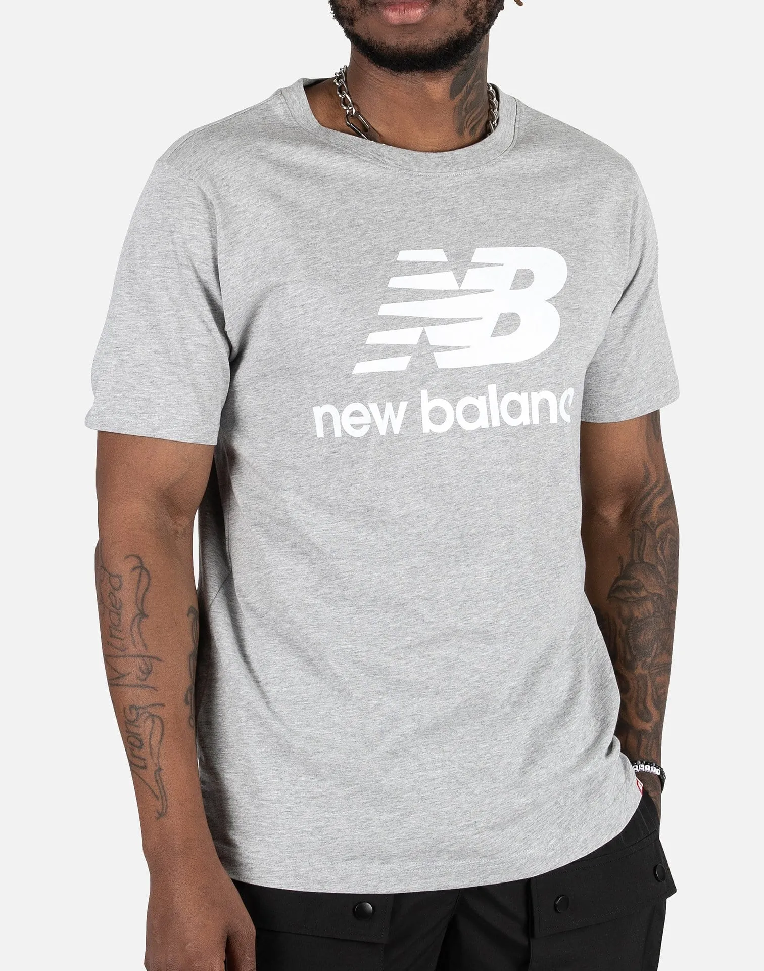 Sport Glow Sun Beam New Balance Althetic Split Stack Logo Tee