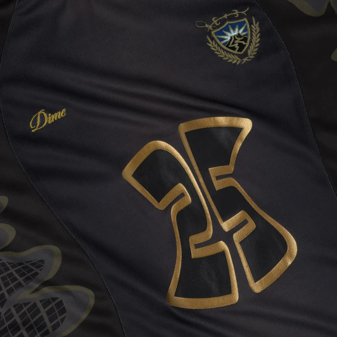 SlipResistantHem NonSlipTrim HOLY FLAME JERSEY - GOLD FIRE