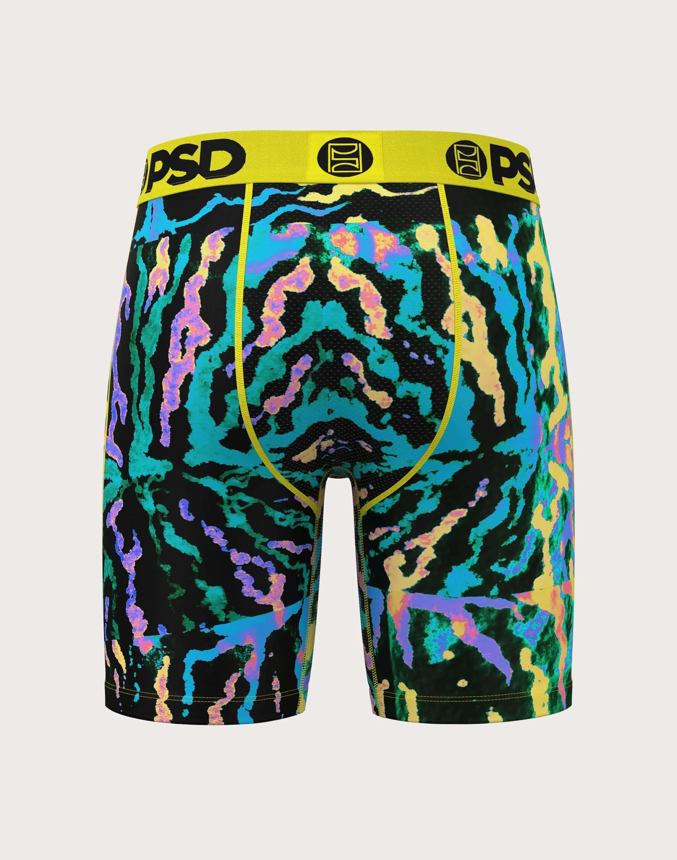 Psd Underwear Electric Cheetah Underwear HighCollar Style WearResistantHem
