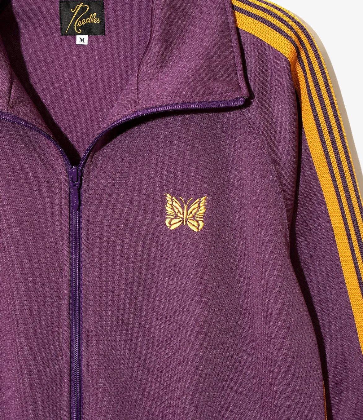 LowMaintenance Material FlexFitTechnology TRACK JACKET POLY SMOOTH - PURPLE