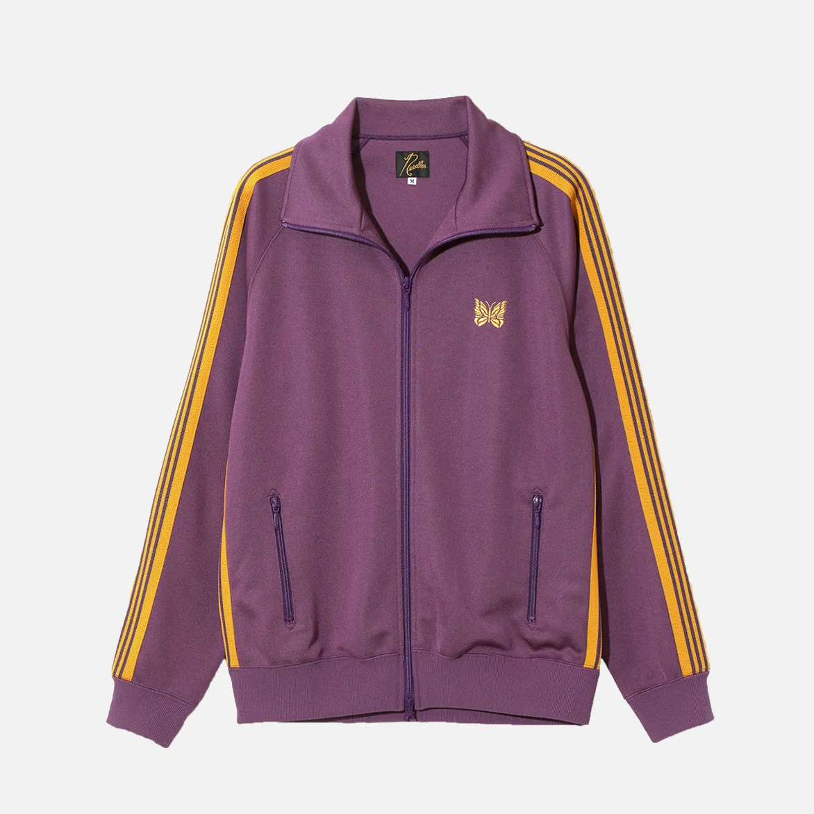 TRACK JACKET POLY SMOOTH - PURPLE Run Core ReflectiveDetails