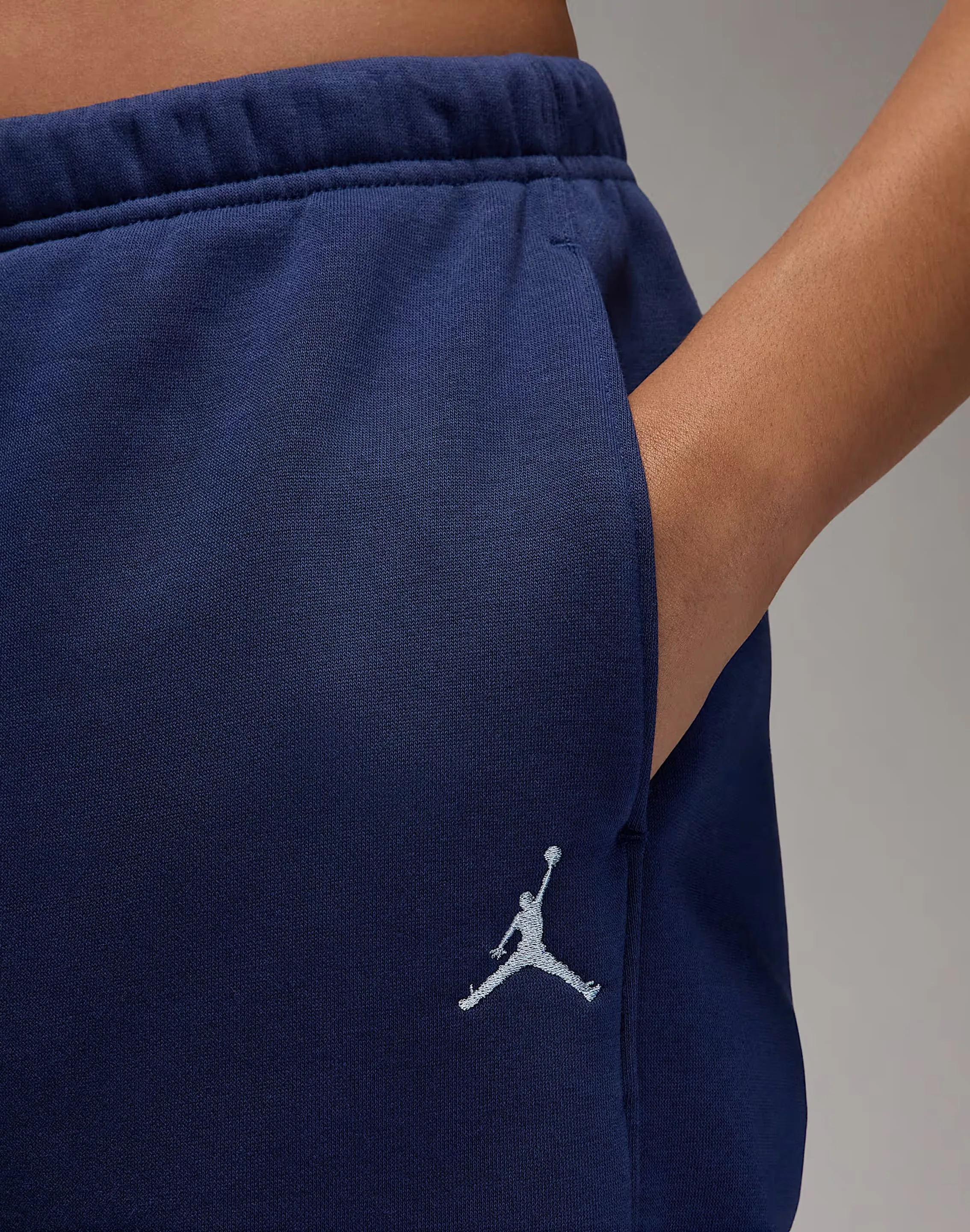 Zipper Closure Jordan Brooklyn Fleece Graphic Pants