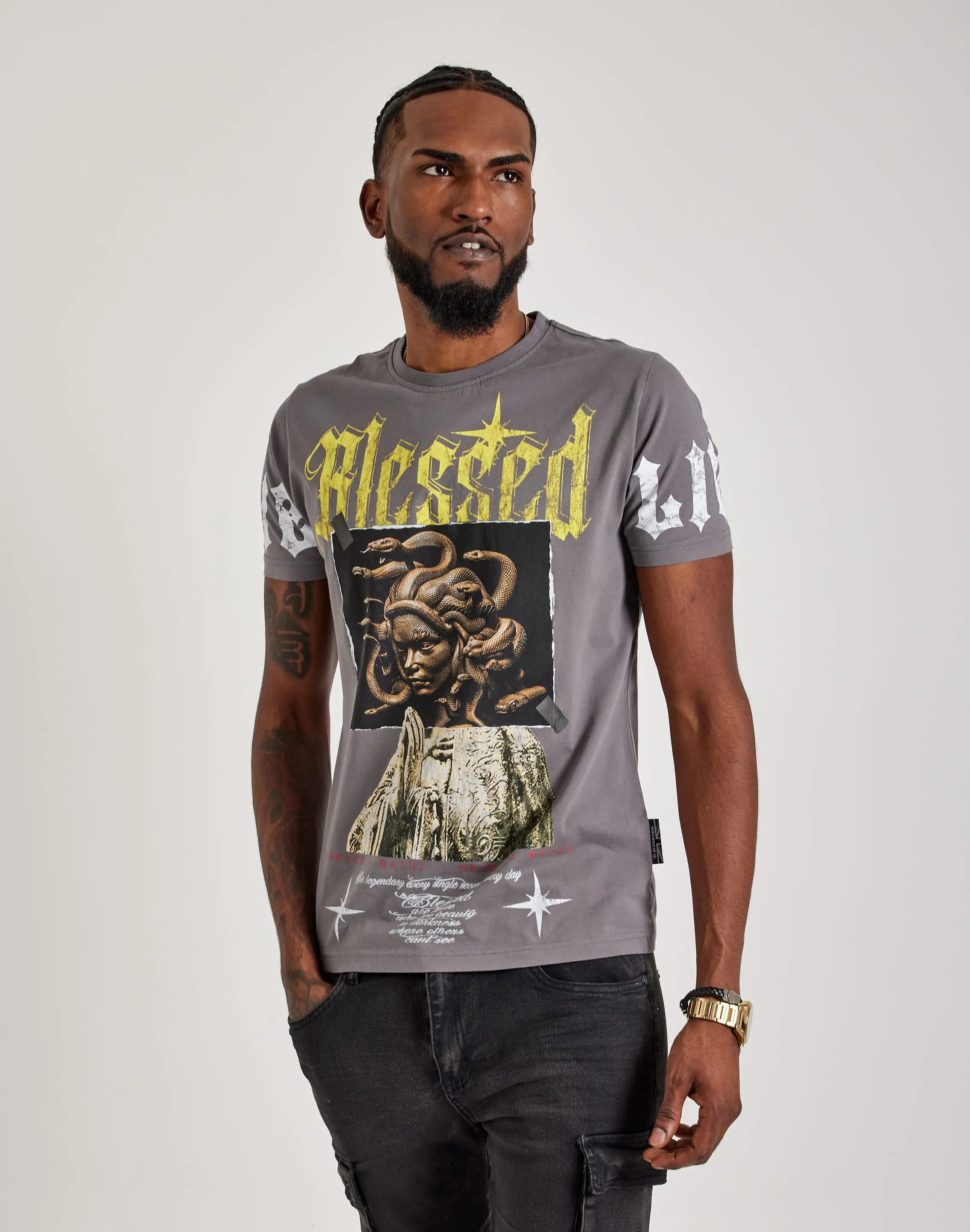 Blessed UK Live Love Forgive Tee American Ease Date Vibe