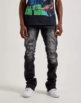 Bold Step UVProtectionCloth Jordan Craig Stacked Denim Jeans