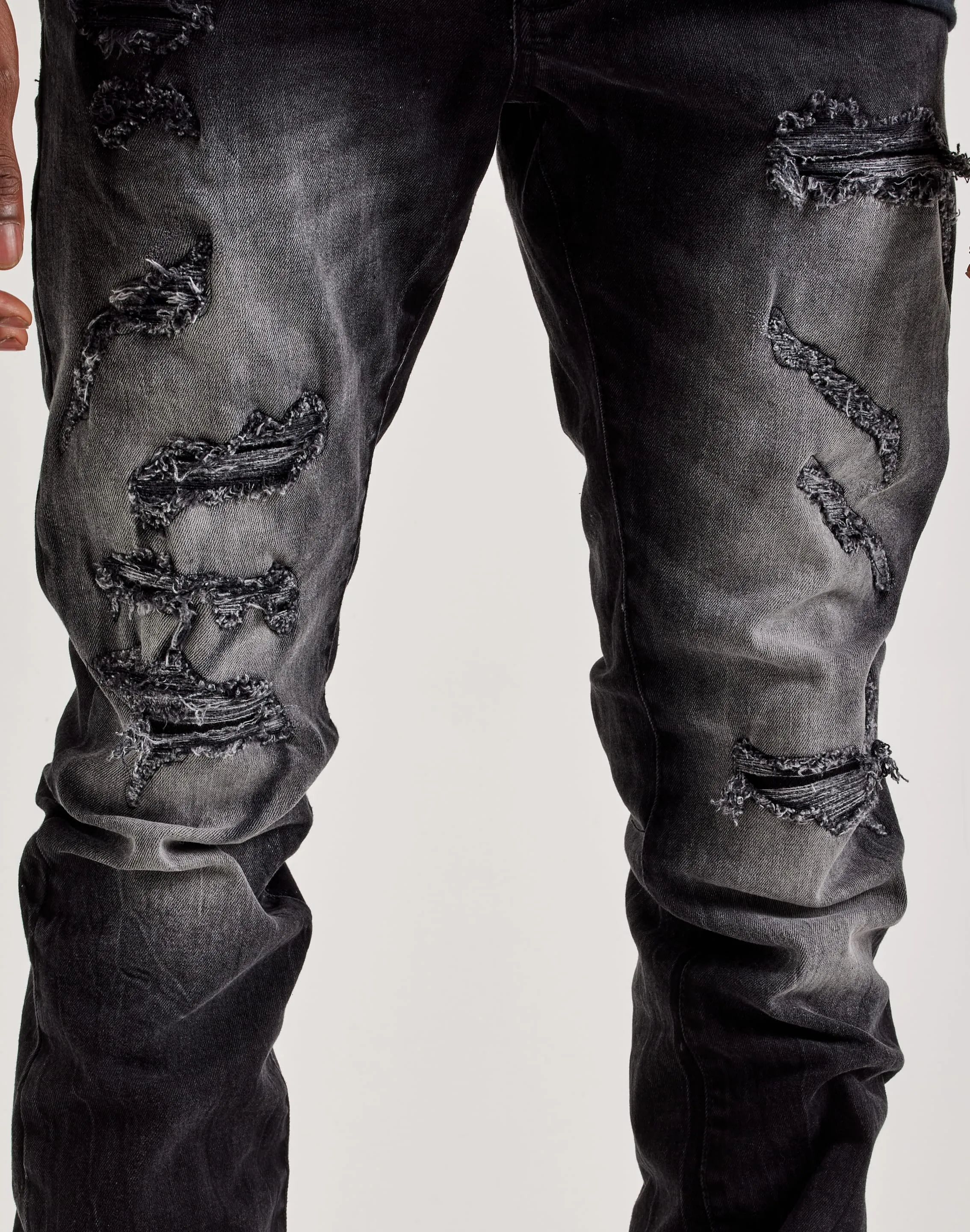 Jordan Craig Stacked Denim Jeans Global Glow