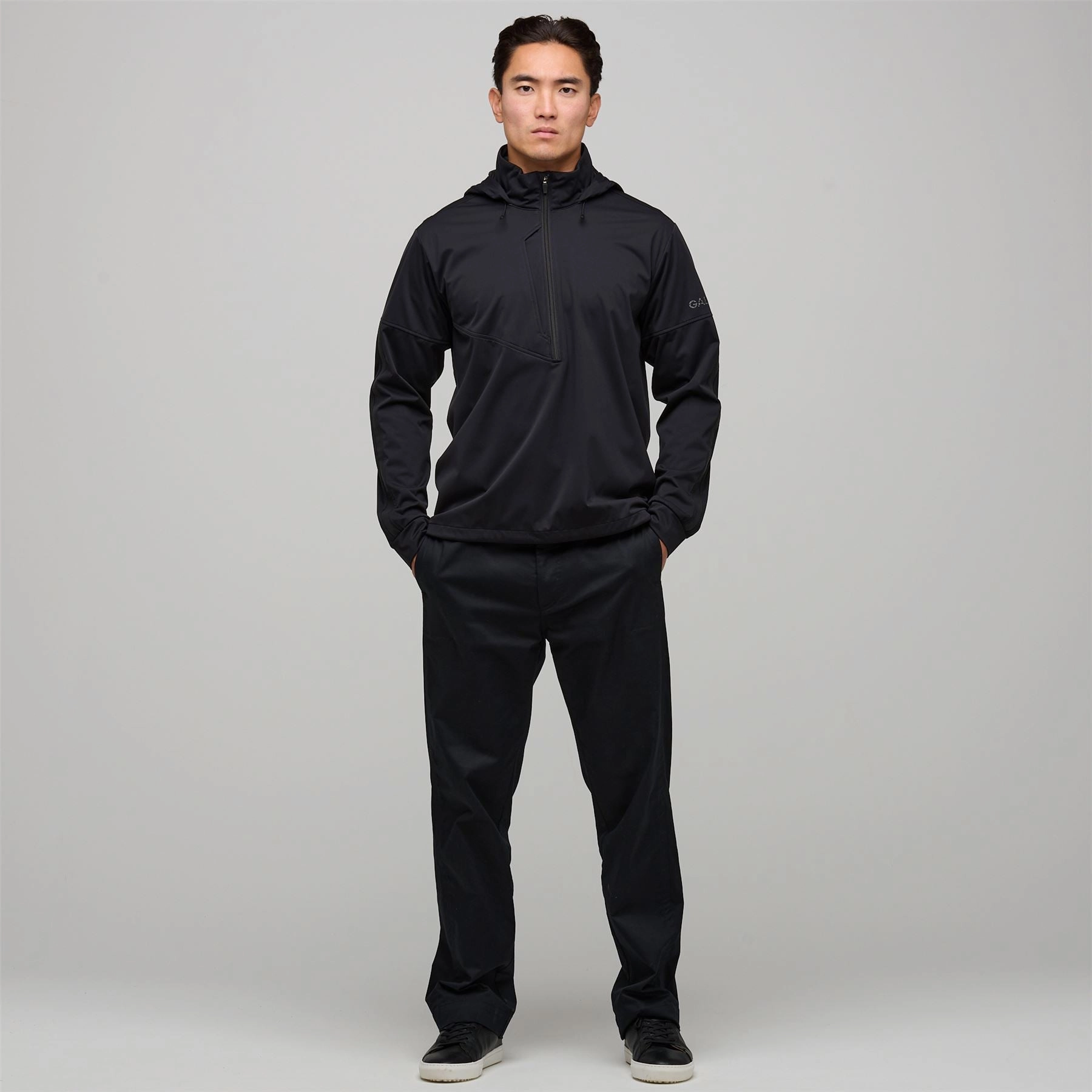 Visa suitable for stage shows Luke CONCEPT Hooded Windproof Jacket Black