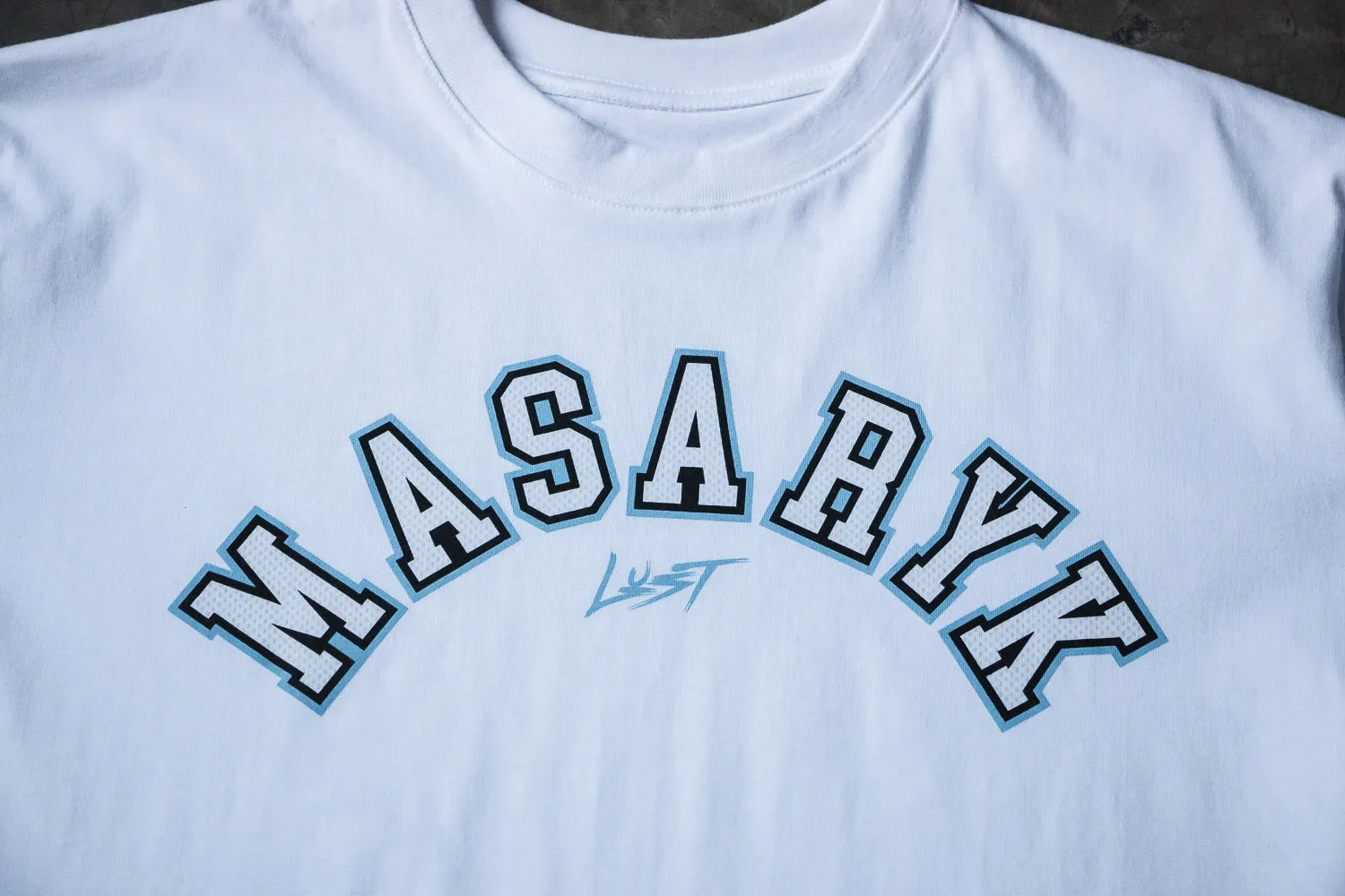 Wrinkle Resistant Textile Sporty Top Lust Brand ??Collegiate?? tee