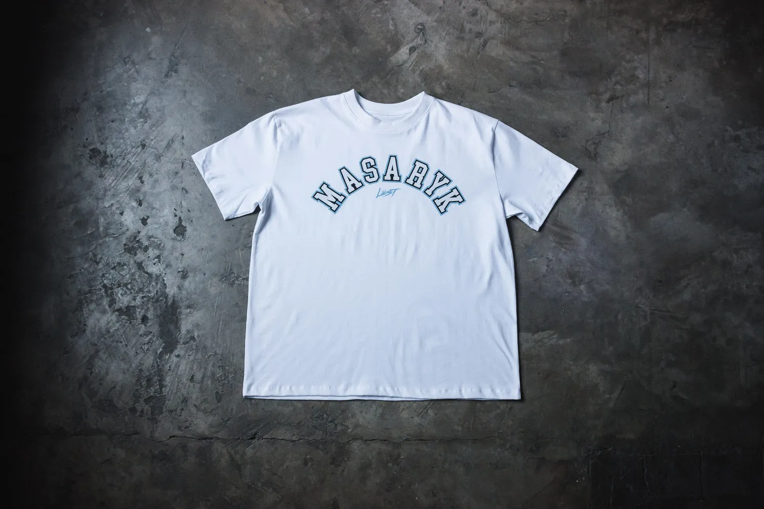 MoistureWicking Technology Four Way Stretch Fabric Lust Brand ??Collegiate?? tee