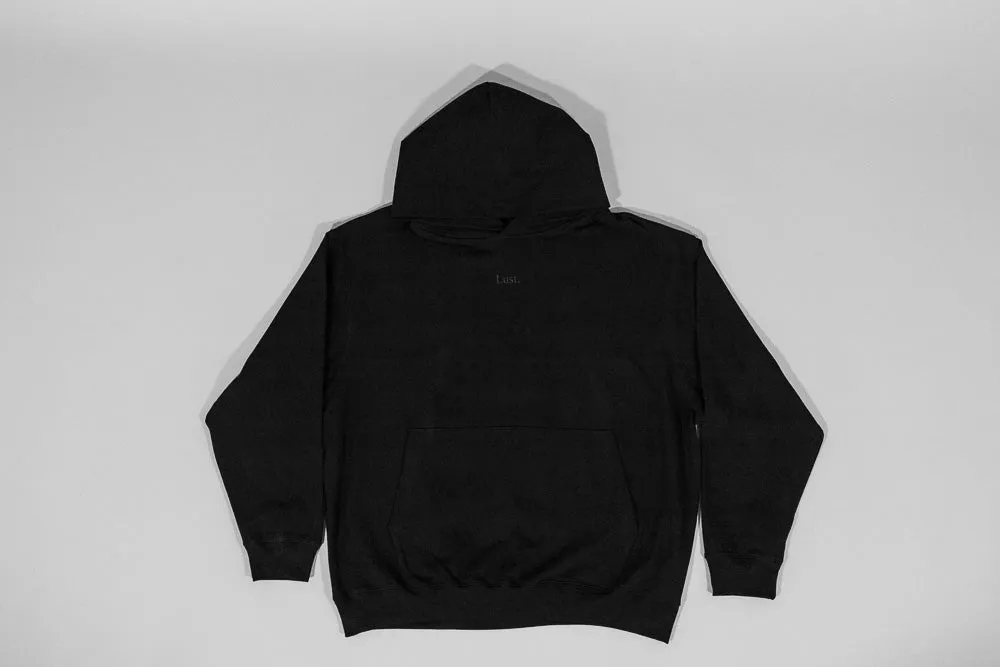 Lust Brand Hoodie 'Black' Relaxed Tank Low Profile Collar