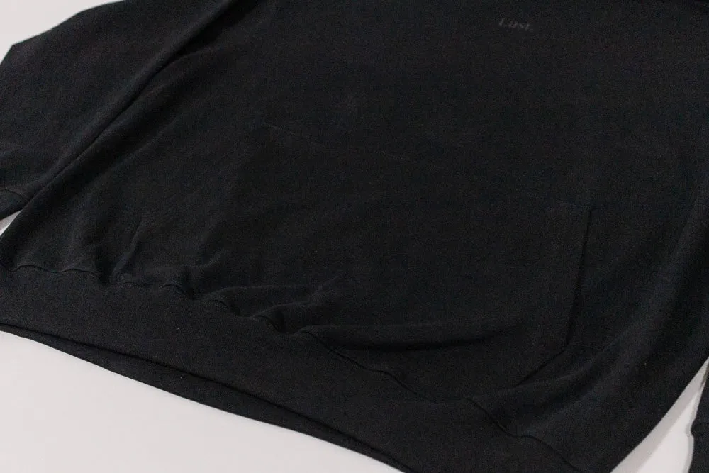 Lust Brand Hoodie 'Black' Contrast Stitch Accent