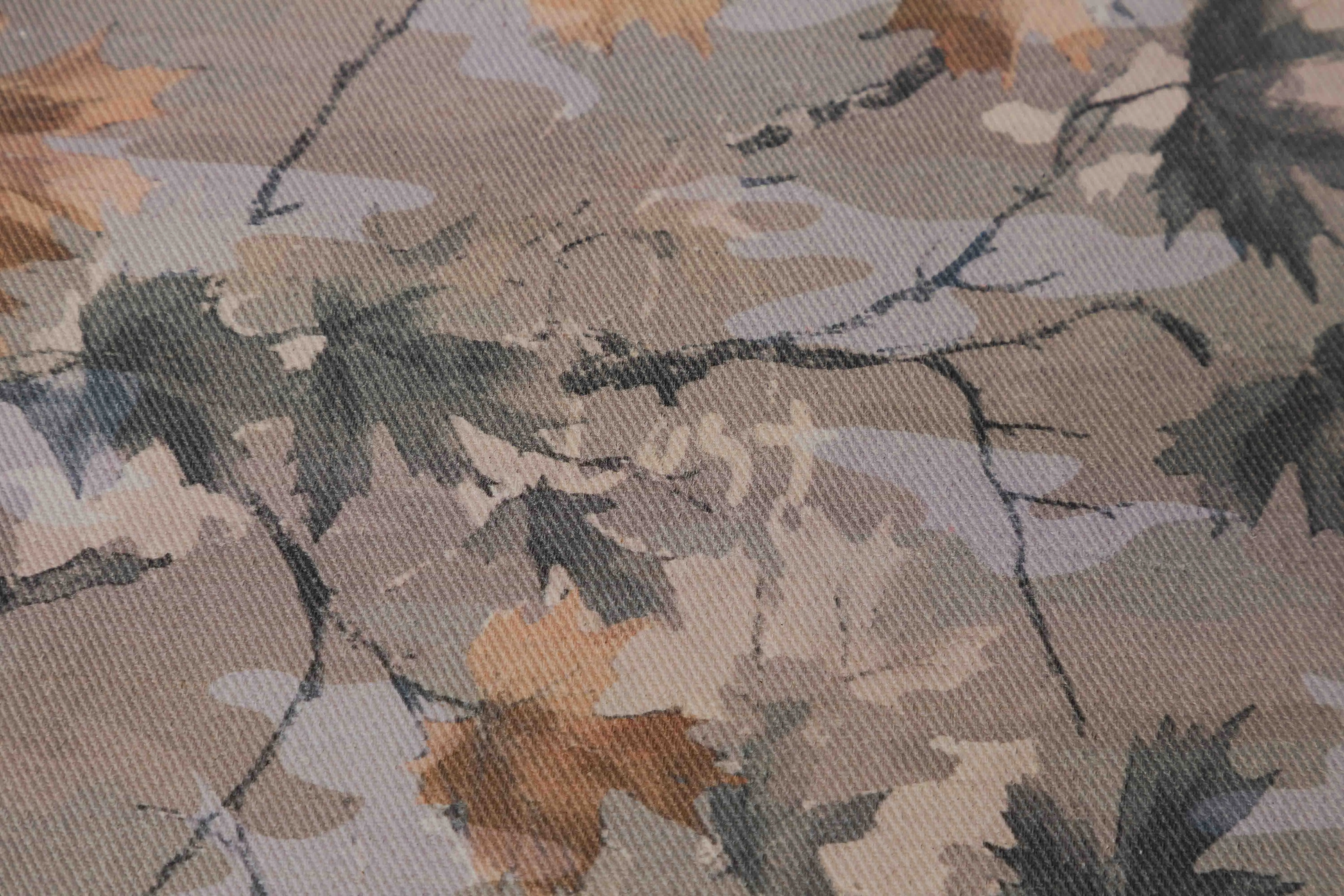 Stylish Fit DoubleLayeredKnees Lust Brand Jeans 'Camo Oto?al'