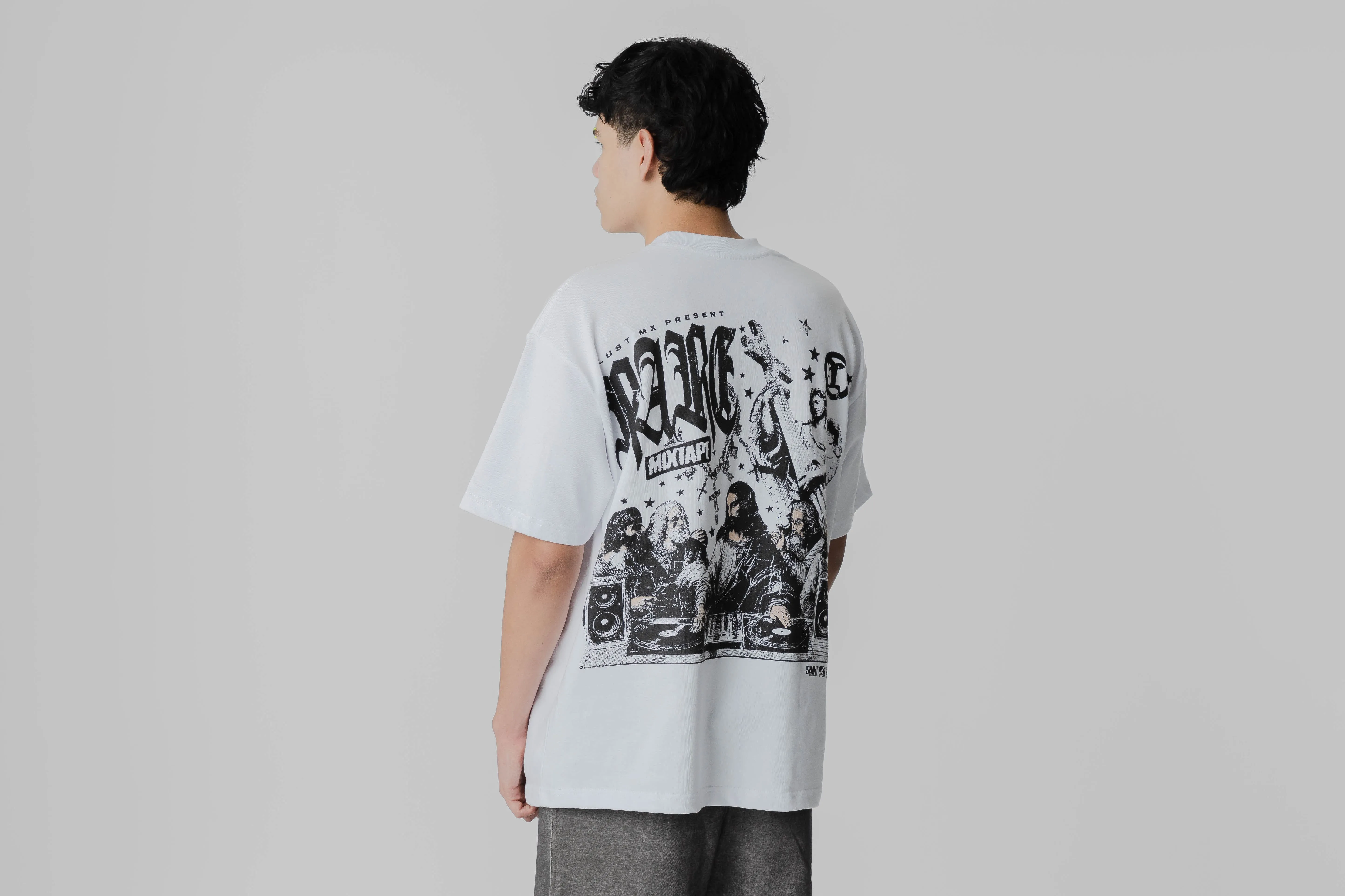 V-neck Shirt Lust Brand Rare Mixtape Tee