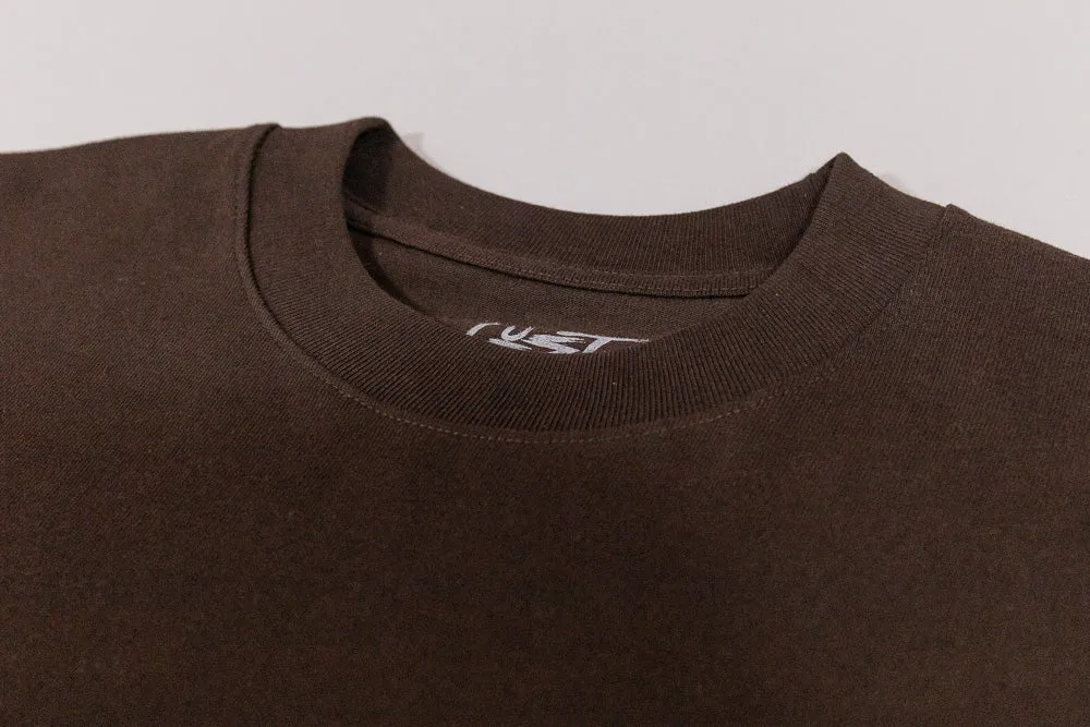 Lust Brand Tee 'Brown' UltravioletProtectionFabric